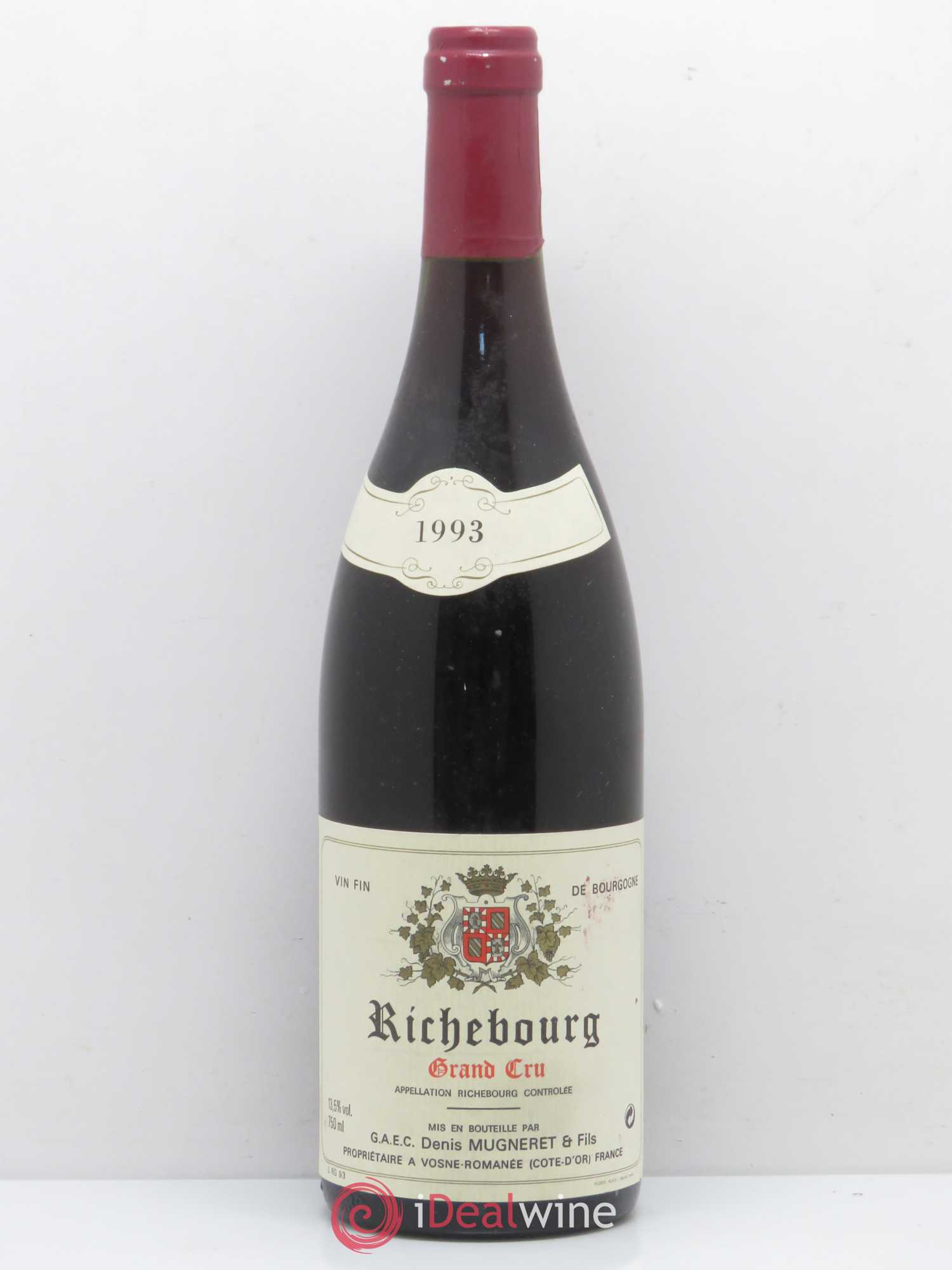 Richebourg Grand Cru Denis Mugneret 1993 - Lot de 1 bouteille - 0