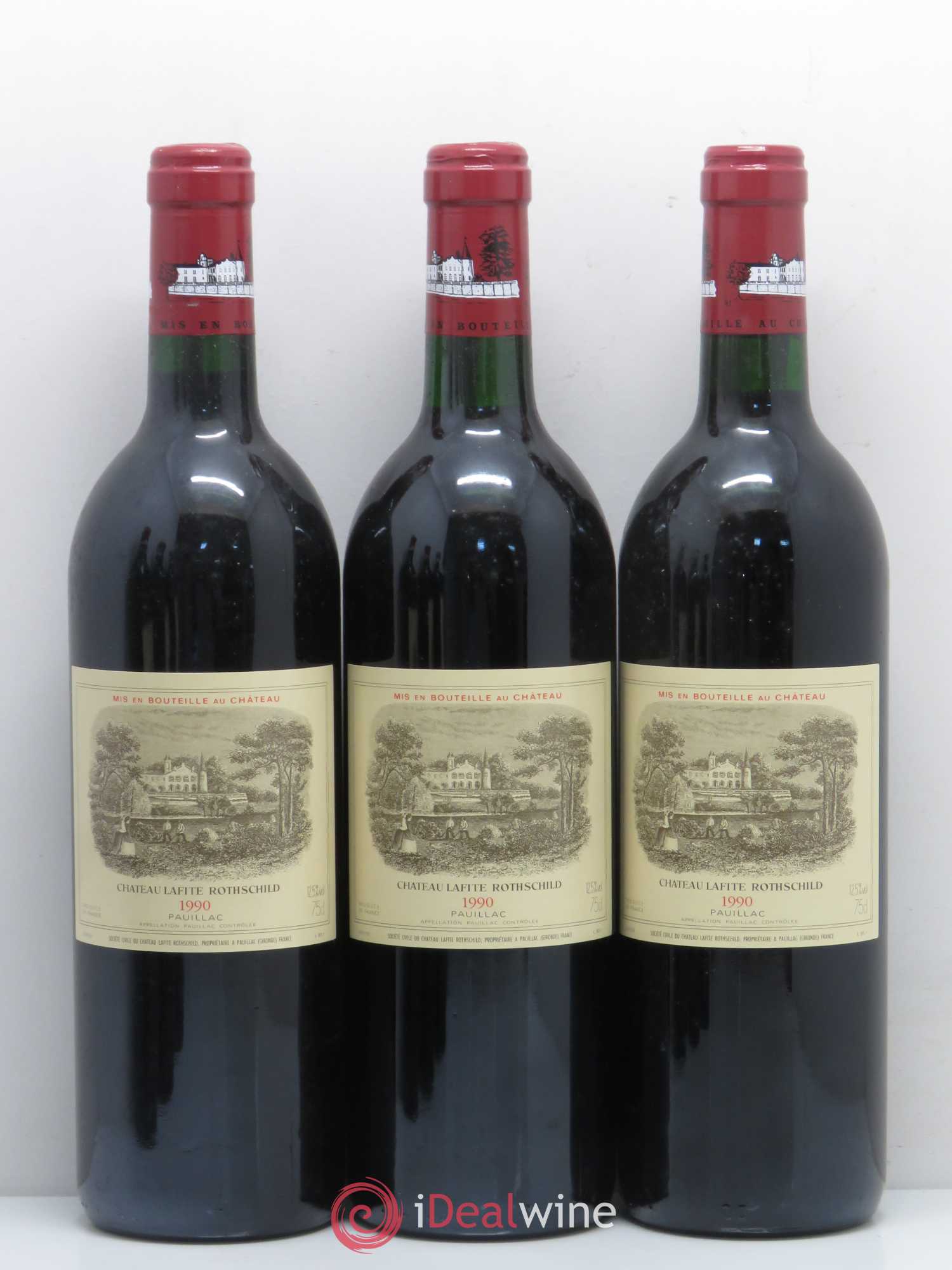 Château Lafite Rothschild 1er Grand Cru Classé 1990 - Lot de 6 bouteilles - 1