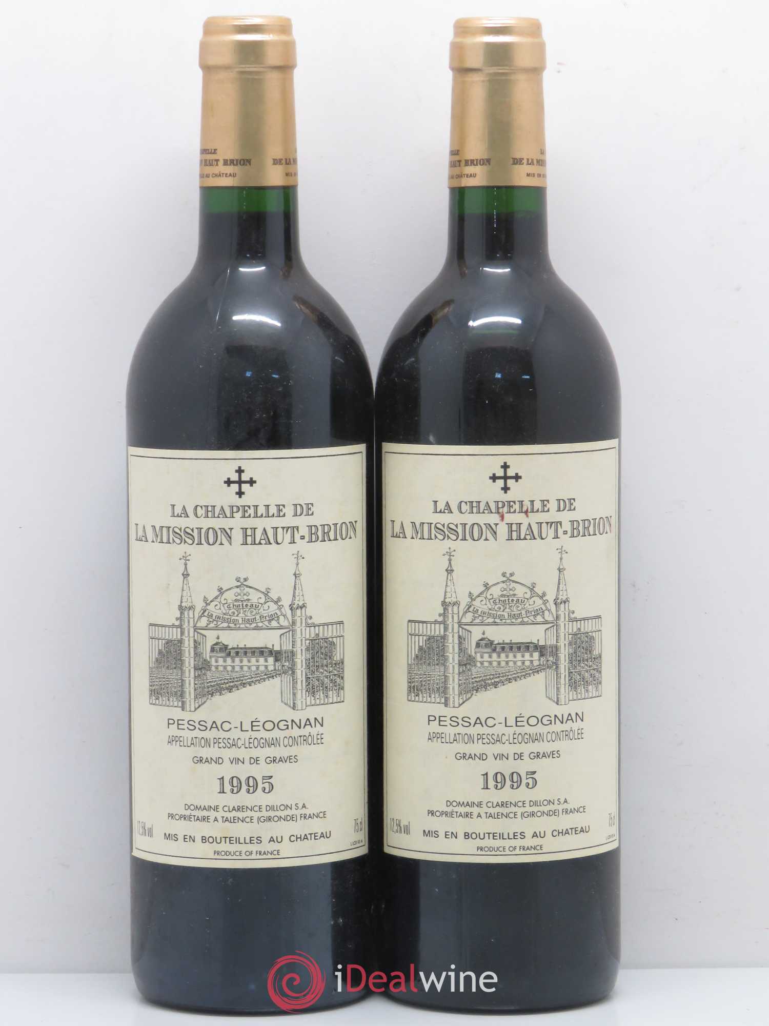 La Chapelle de La Mission Haut-Brion Second Vin 1995 - Lot de 2 bouteilles - 0