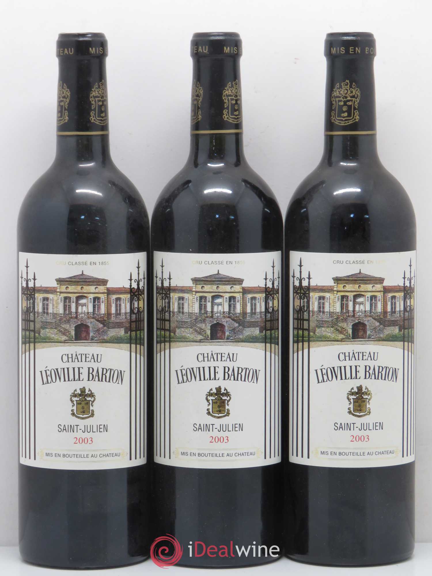 Château Léoville Barton 2ème Grand Cru Classé 2003 - Lot de 6 bouteilles - 1