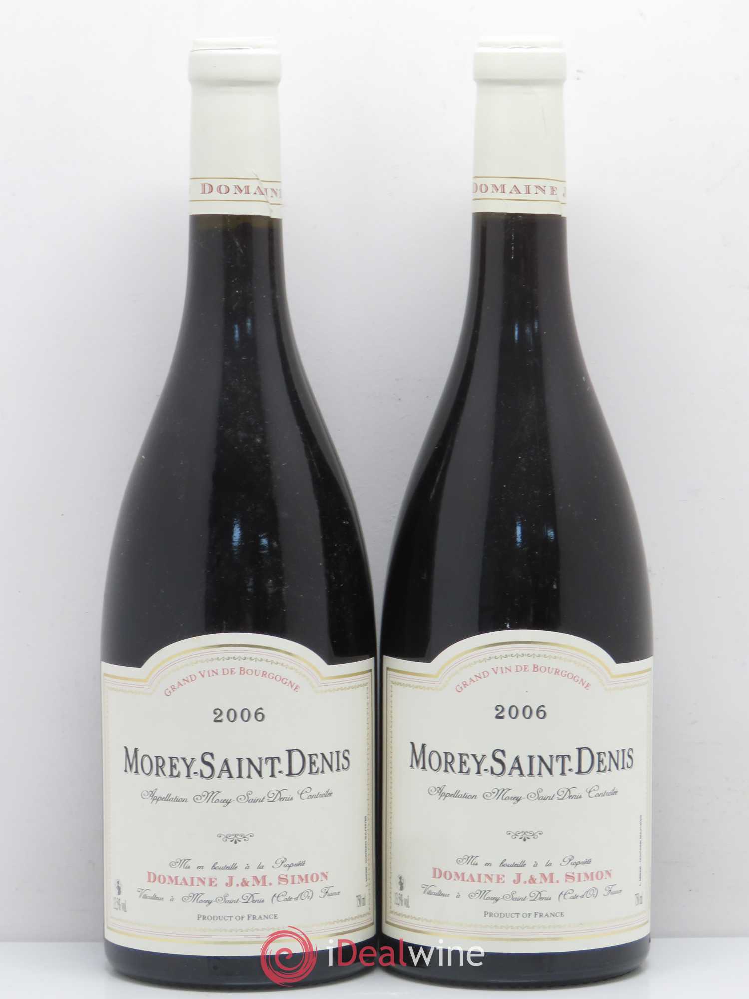 Morey-Saint-Denis J. et M Simon 2006 - Lot de 2 bouteilles - 0