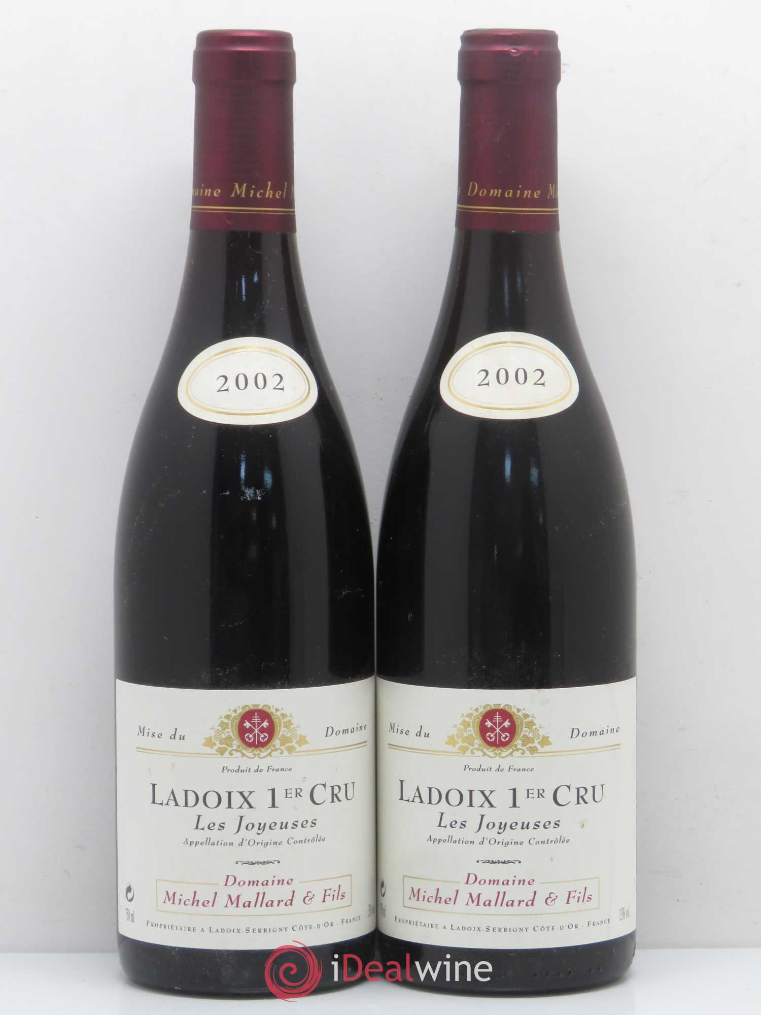 Ladoix 1er Cru Mallard 2002 - Lot de 2 bouteilles - 0
