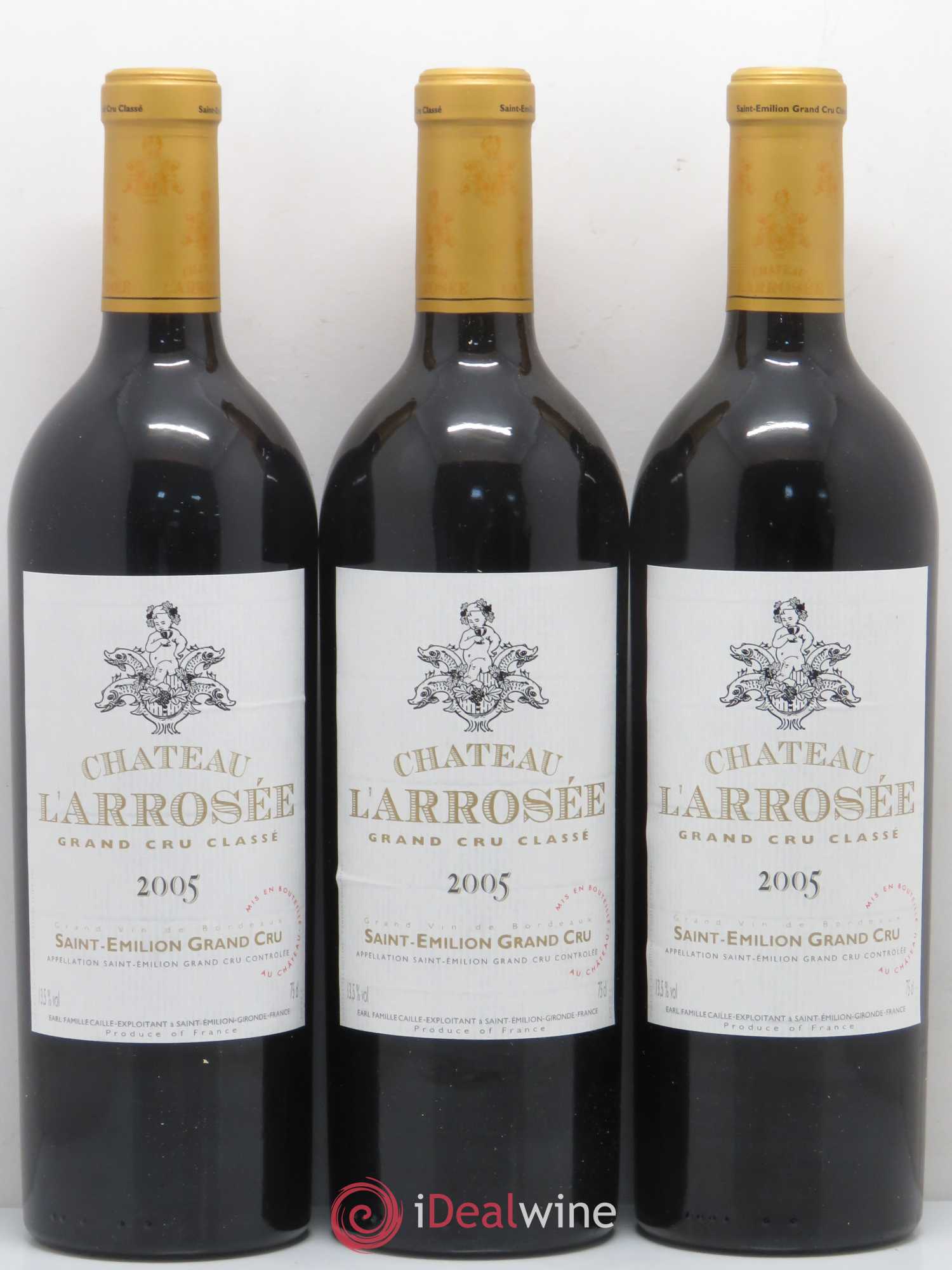 Château l' Arrosée Grand Cru Classé 2005 - Lot de 12 bouteilles - 2