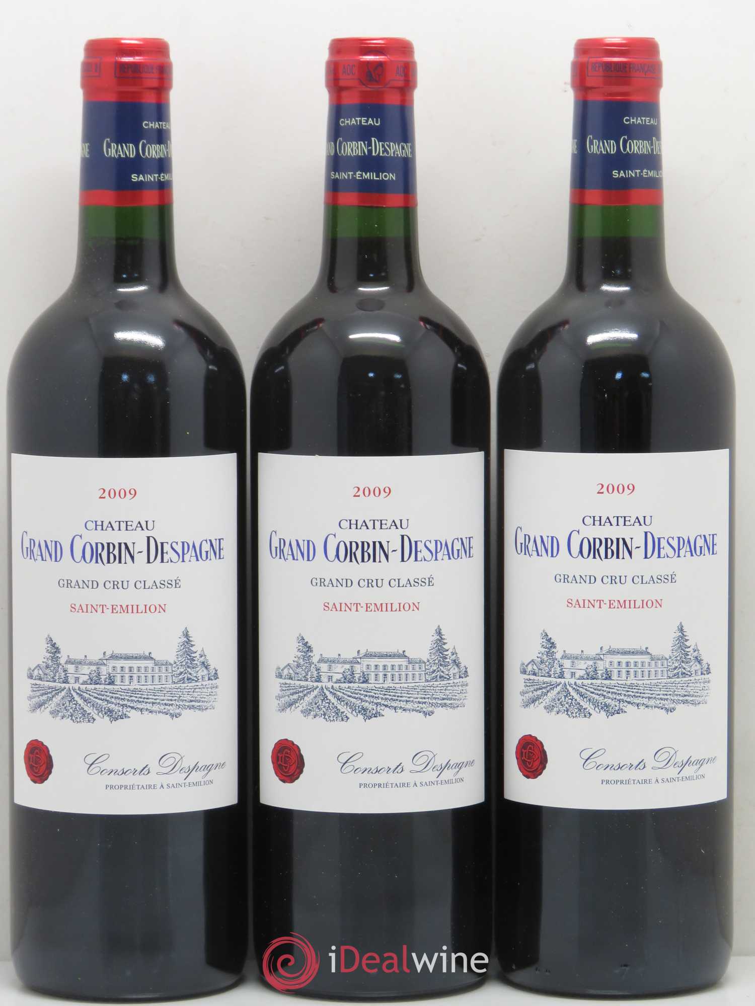 Château Grand Corbin Grand Cru Classé 2009 - Lot de 12 bouteilles - 2
