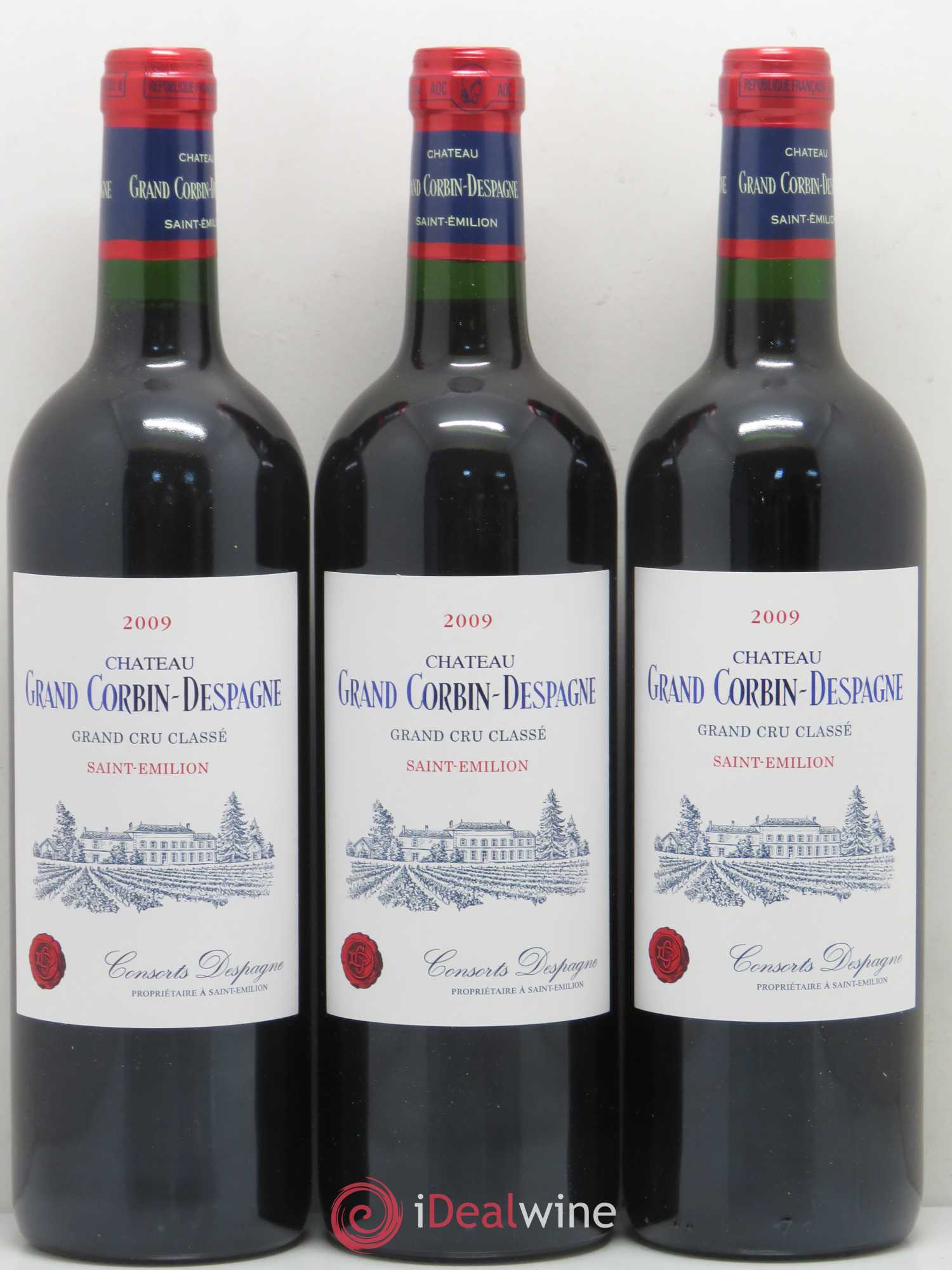 Château Grand Corbin Grand Cru Classé 2009 - Lot de 12 bouteilles - 3
