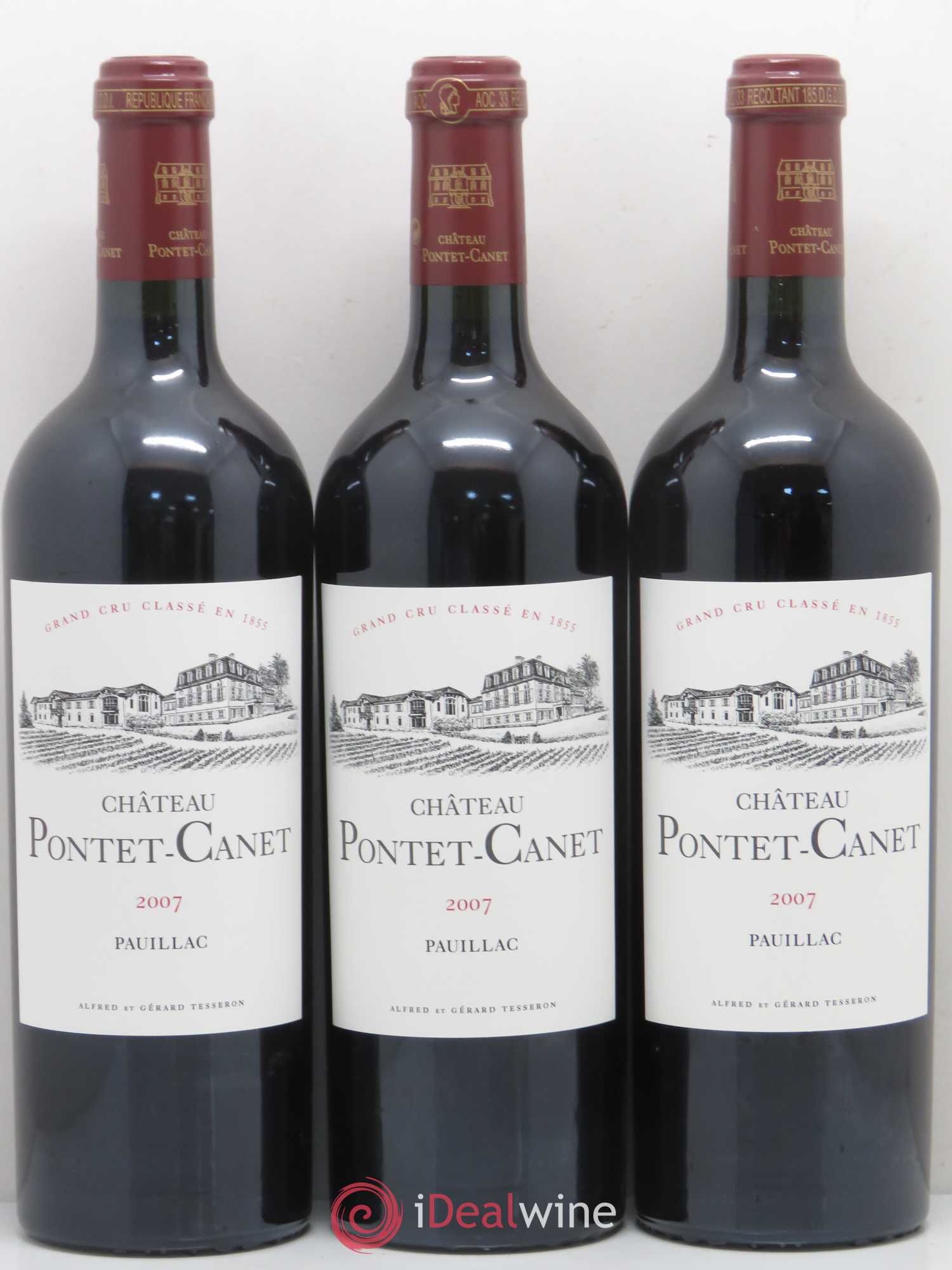 Château Pontet Canet 5ème Grand Cru Classé 2007 - Lot de 12 bouteilles - 4