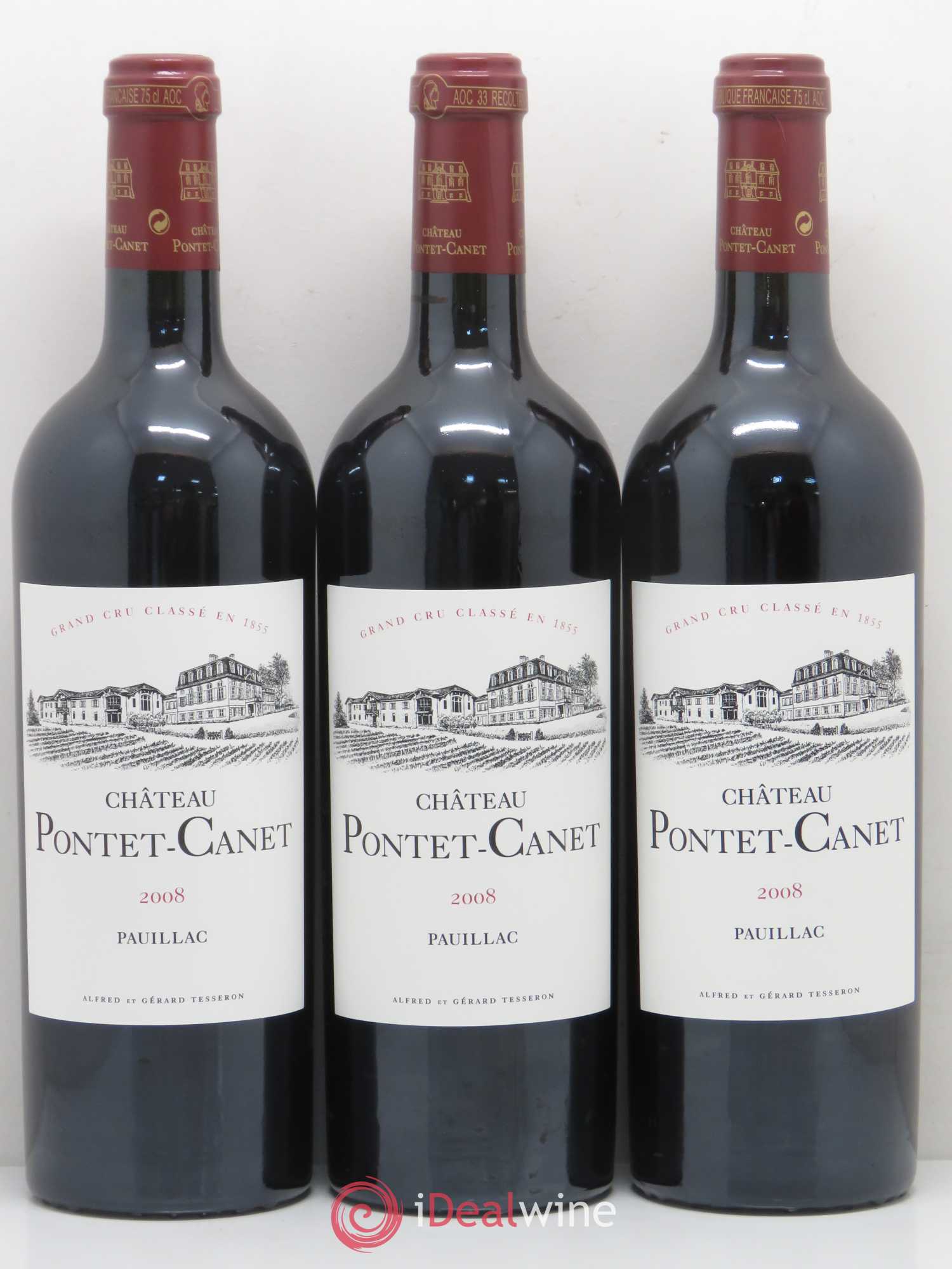 Château Pontet Canet 5ème Grand Cru Classé 2008 - Lot de 12 bouteilles - 4