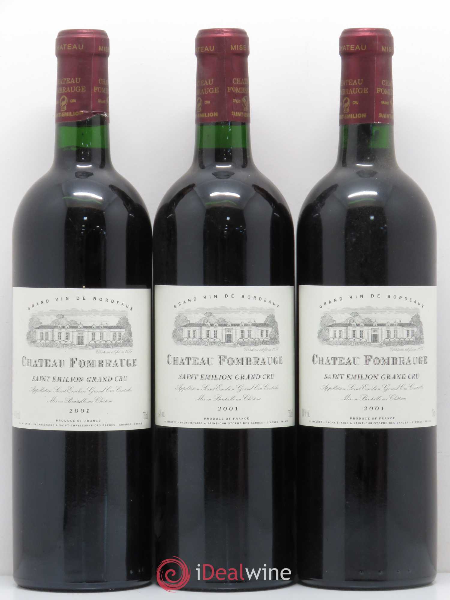 Château Fombrauge Grand Cru Classé 2001 - Lot de 6 bouteilles - 2