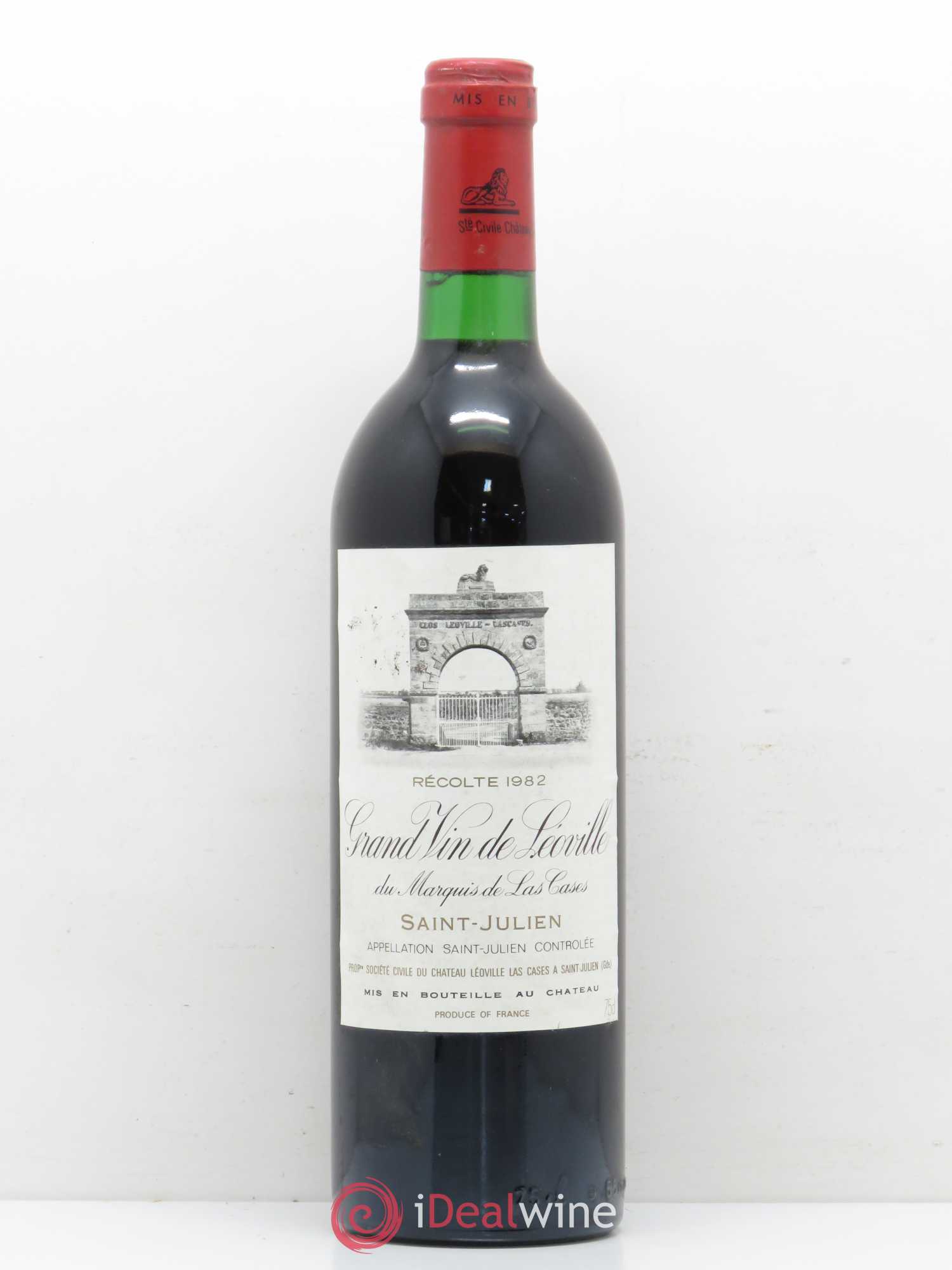 Château Léoville Las Cases 2ème Grand Cru Classé 1982 - Lot de 1 bouteille - 0