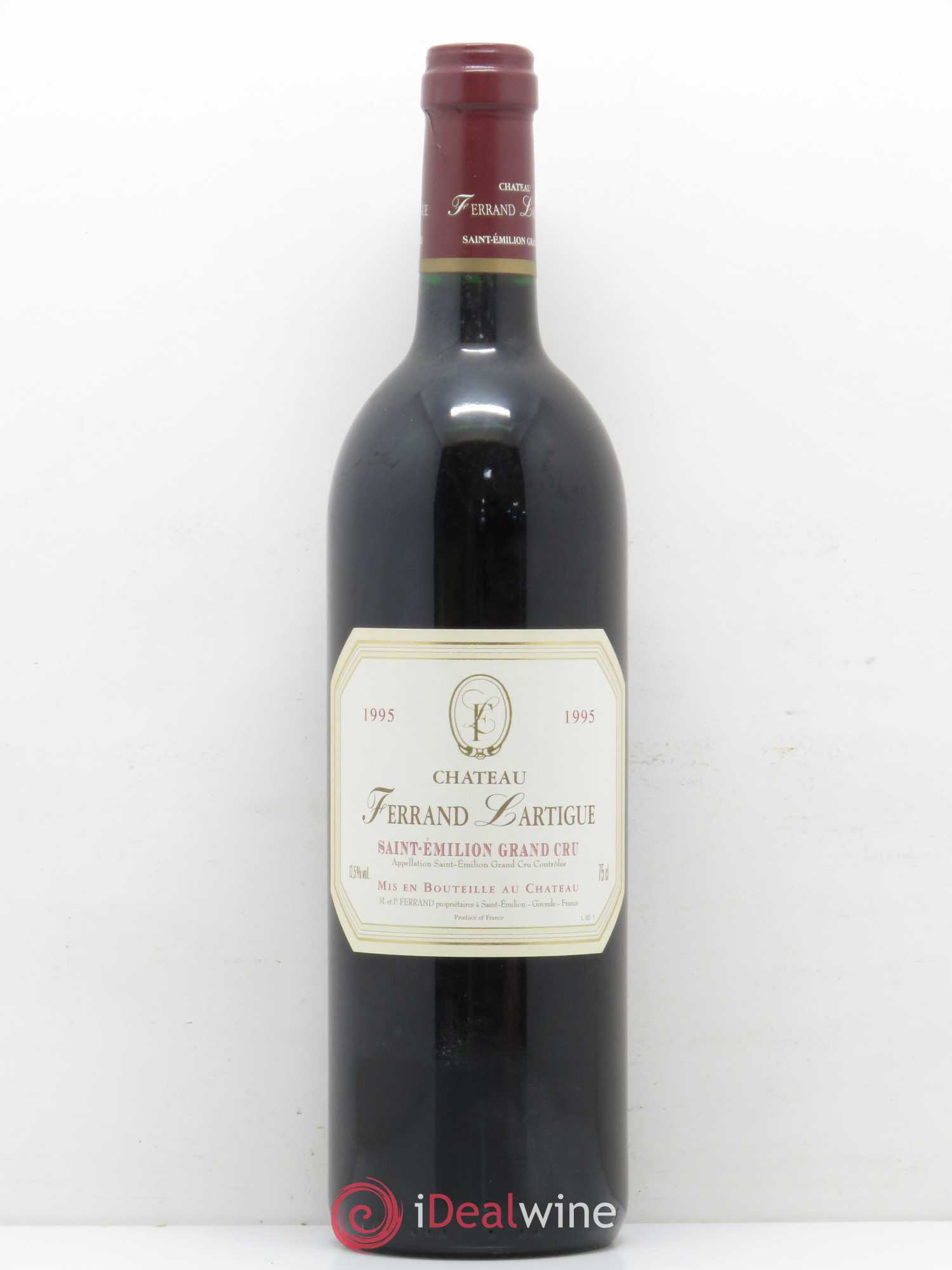 Château Ferrand Lartigue 1995 - Lot de 1 bouteille - 0