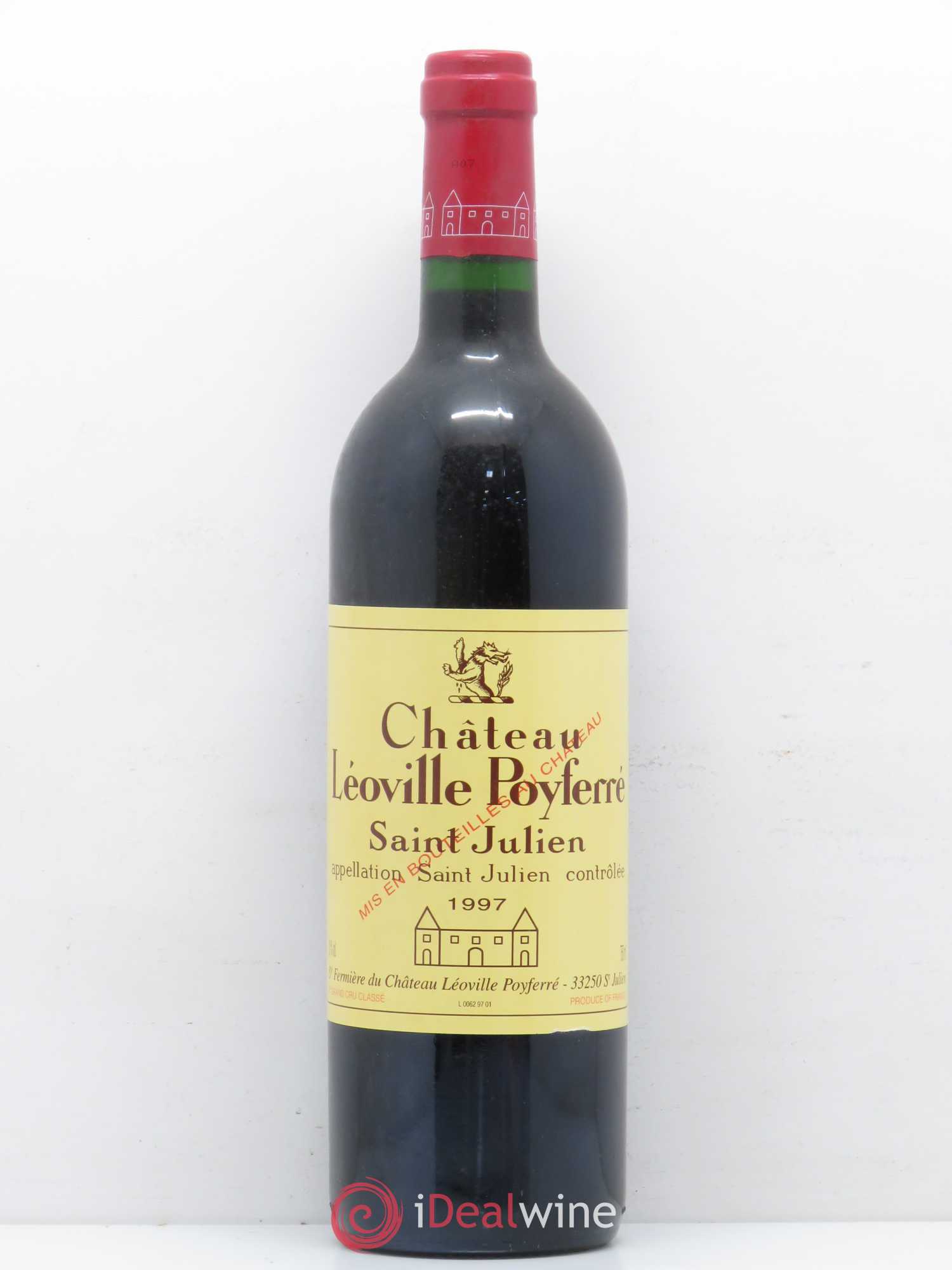 Château Léoville Poyferré 2ème Grand Cru Classé 1997 - Lot de 1 bouteille - 0
