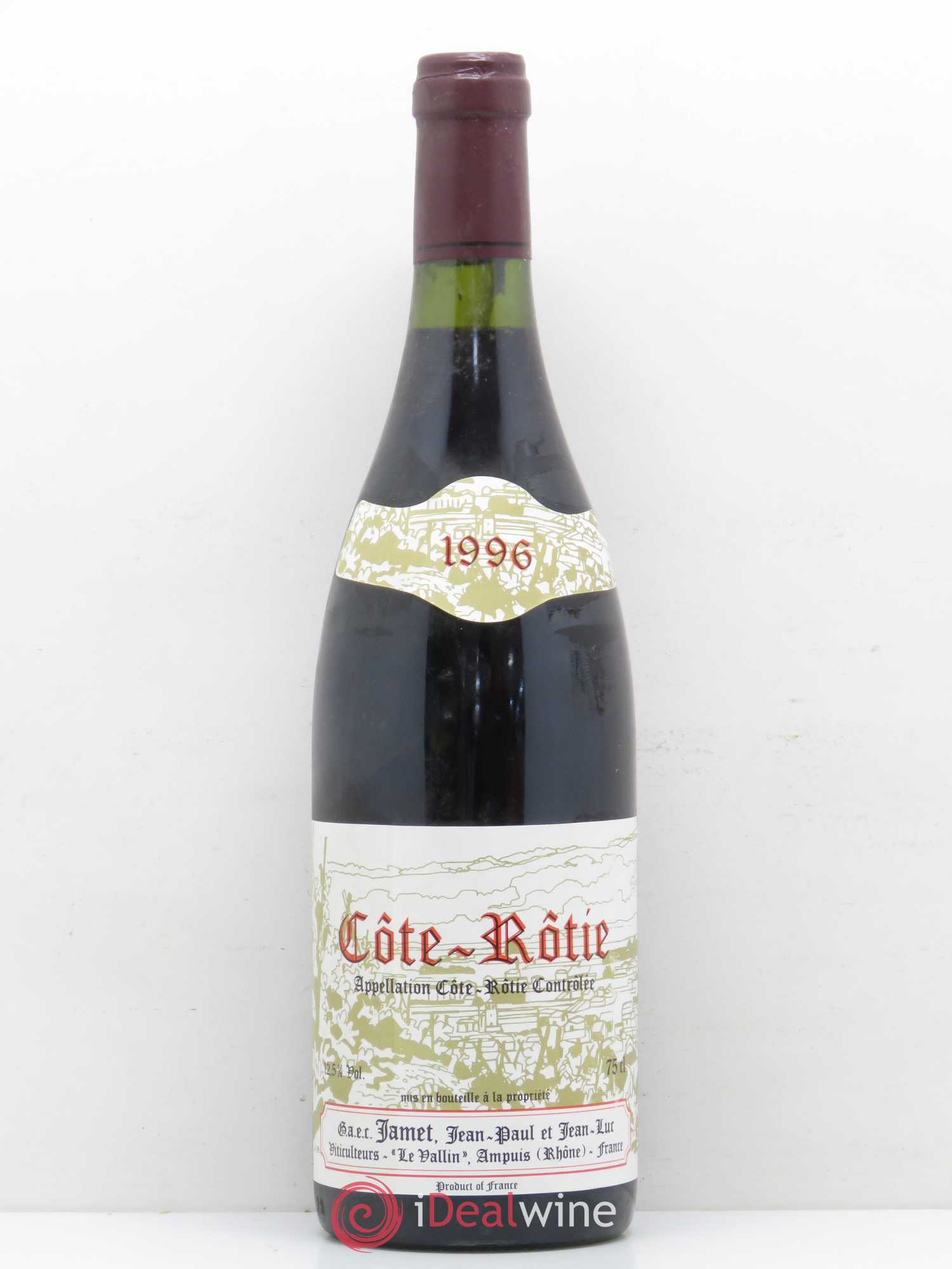 Côte-Rôtie Jamet (Domaine) 1996 - Lot de 1 bouteille - 0
