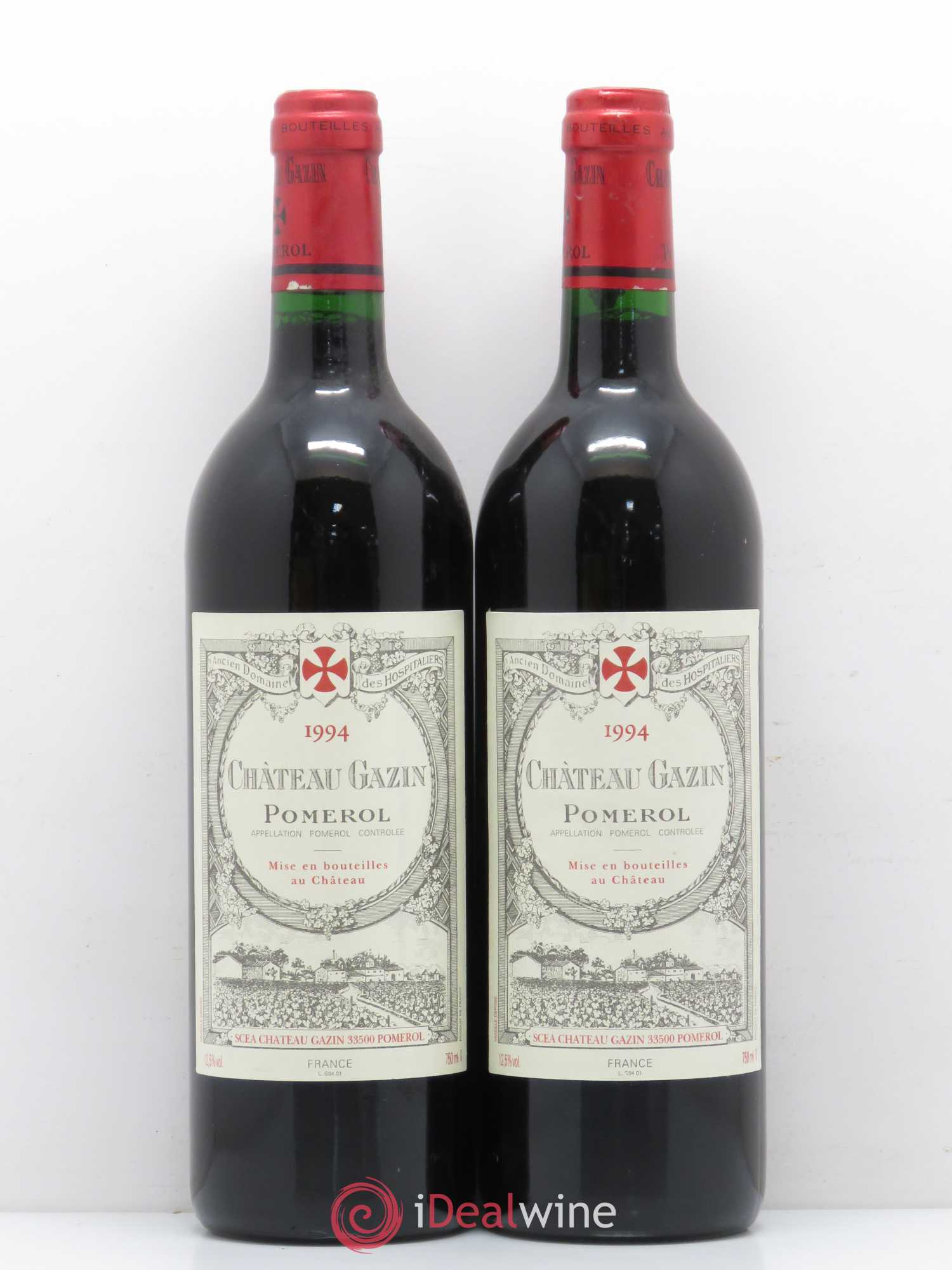Château Gazin 1994 - Lot de 2 bouteilles - 0