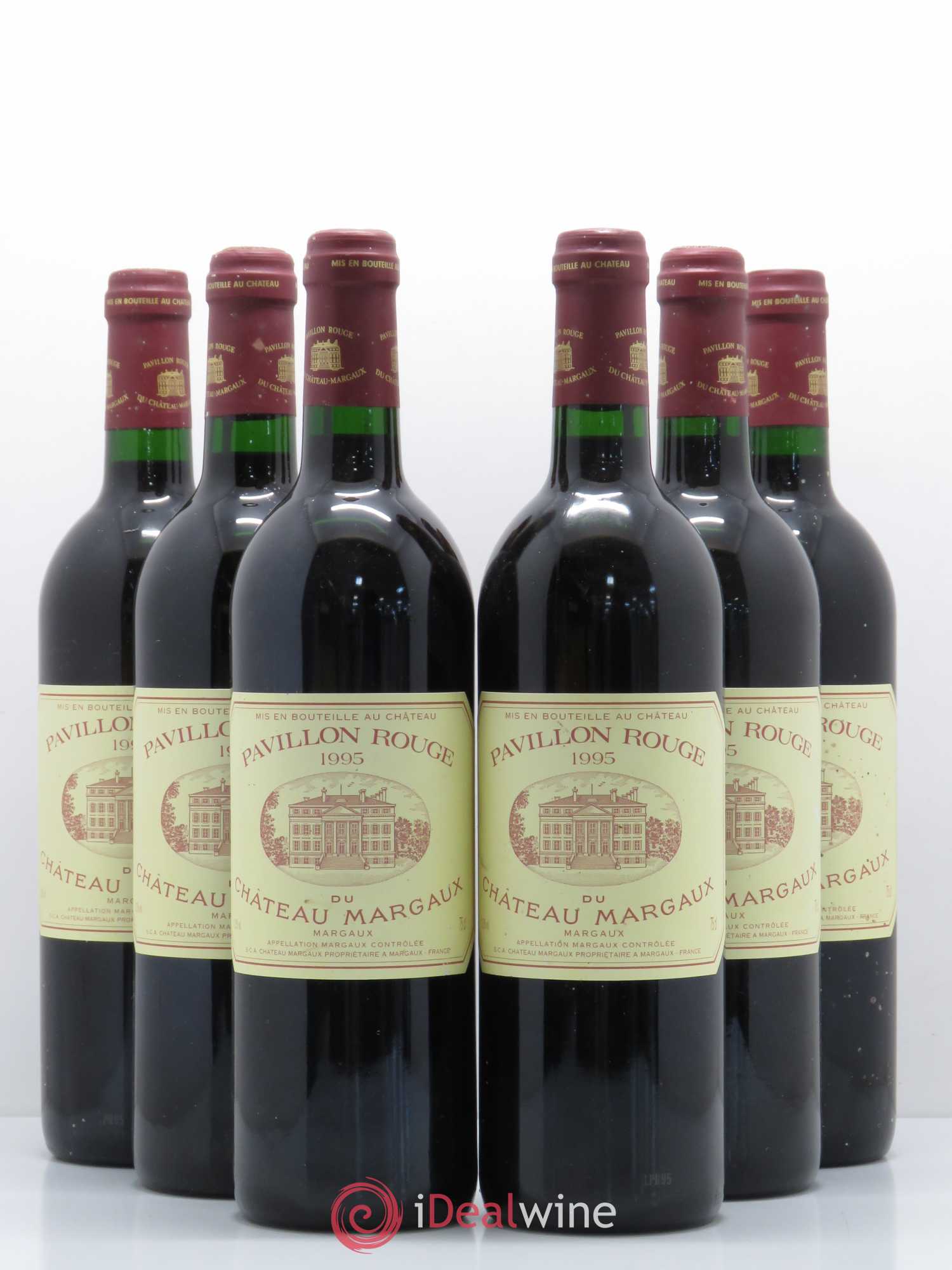 Pavillon Rouge du Château Margaux Second Vin 1995 - Lot de 6 bouteilles - 0