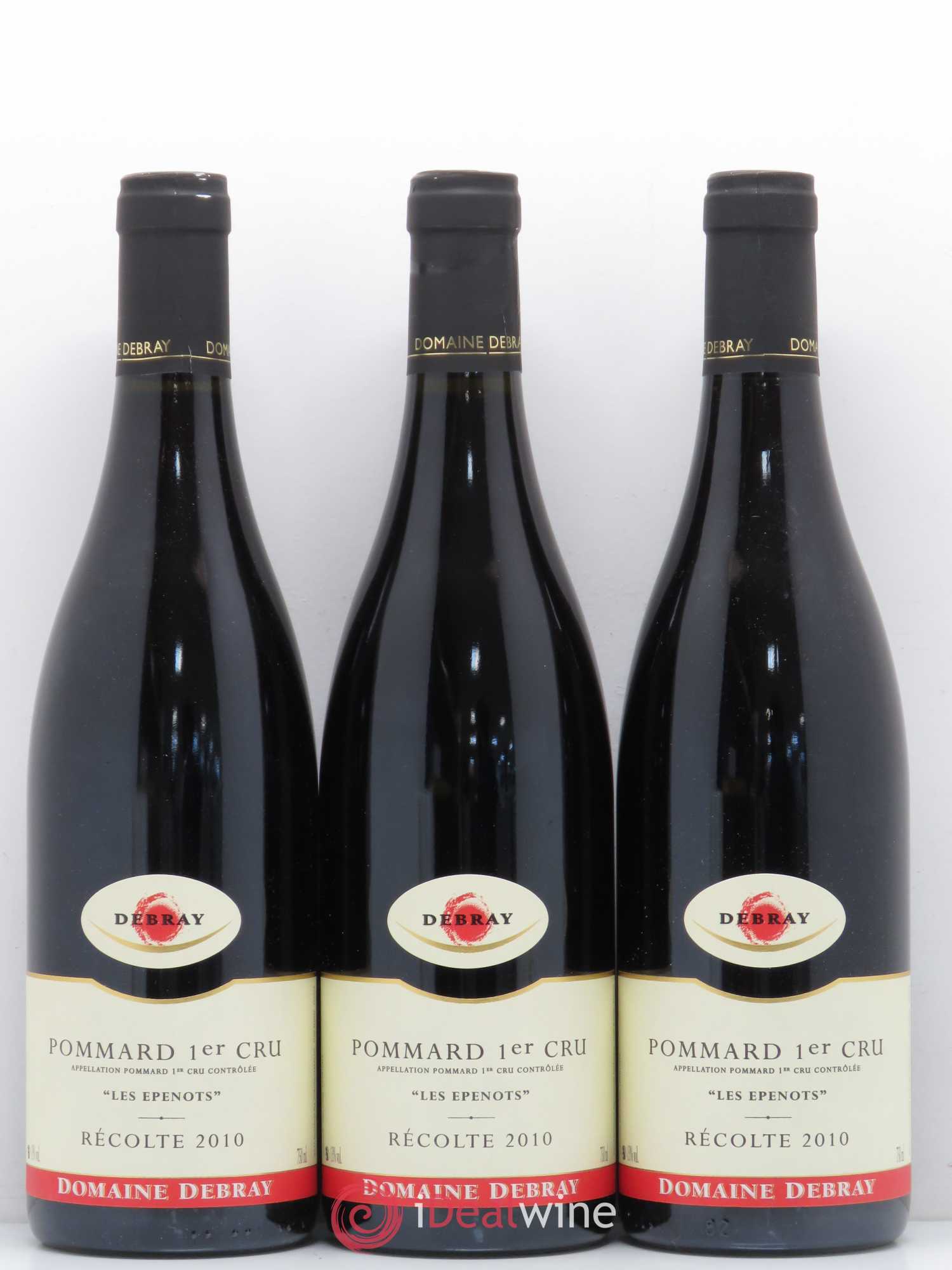 Pommard Les Epenots Debray 2010 - Posten von 3 Flaschen - 0