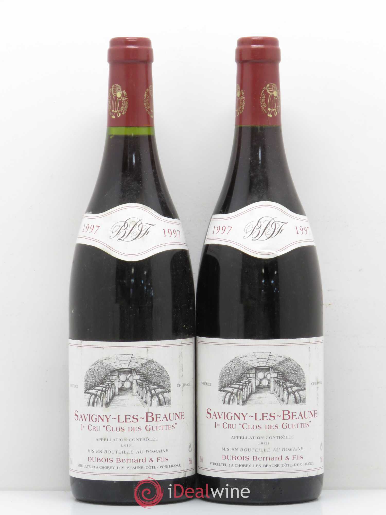 Savigny-lès-Beaune 1er Cru Clos des Guettes Dubois 1997 - Posten von 2 Flaschen - 0
