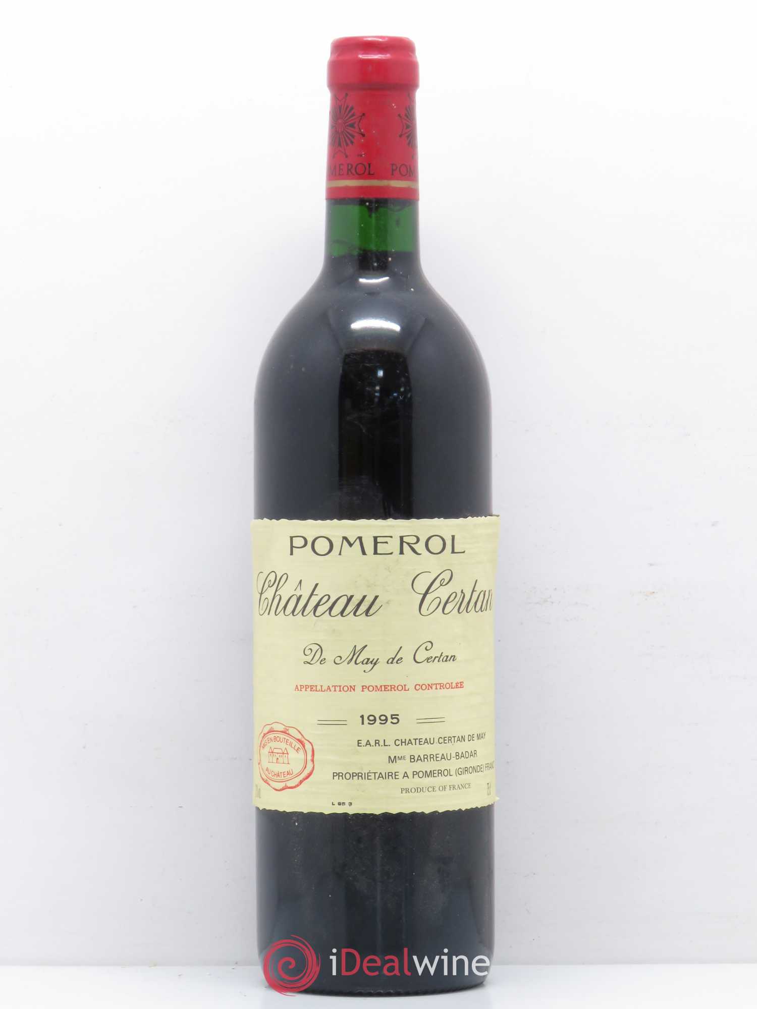 Château Certan de May 1995 - Lot de 1 bouteille - 0