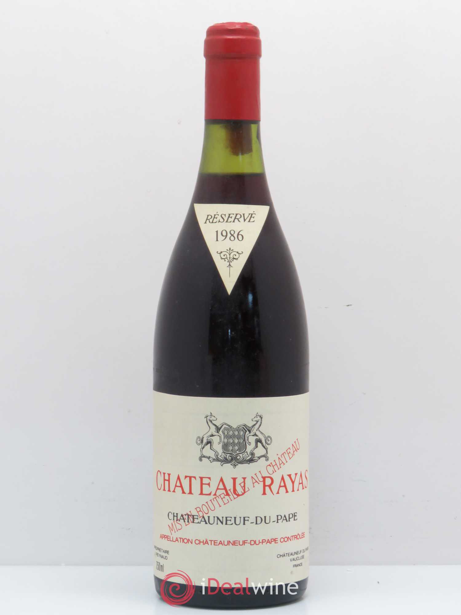 Châteauneuf-du-Pape Château Rayas Emmanuel Reynaud 1986 - Lot de 1 bouteille - 0