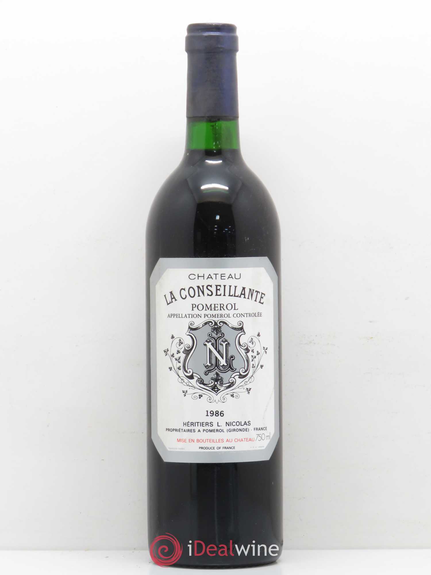 Château la Conseillante 1986 - Lot de 1 bouteille - 0