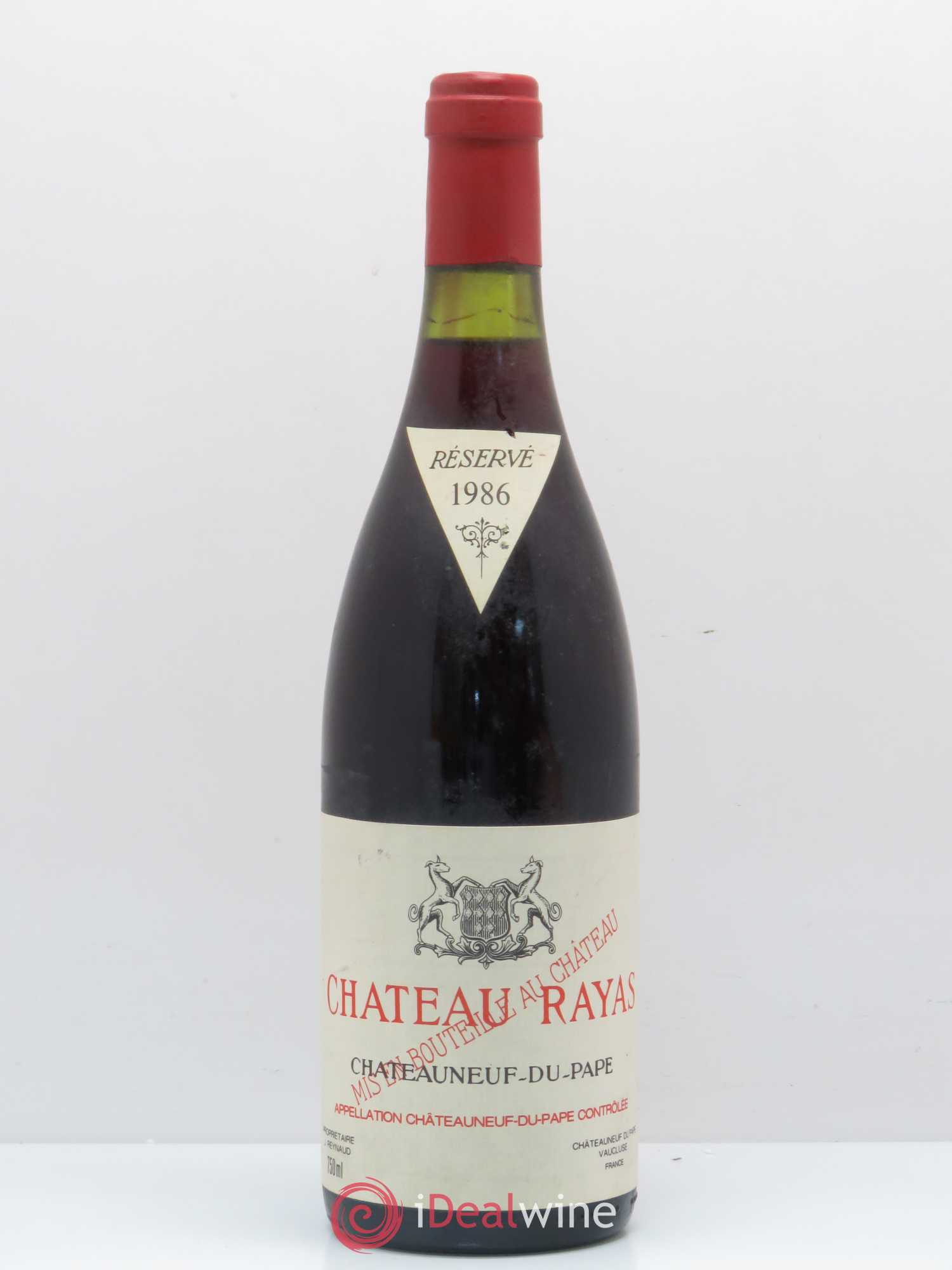 Châteauneuf-du-Pape Château Rayas Emmanuel Reynaud 1986 - Lot de 1 bouteille - 0