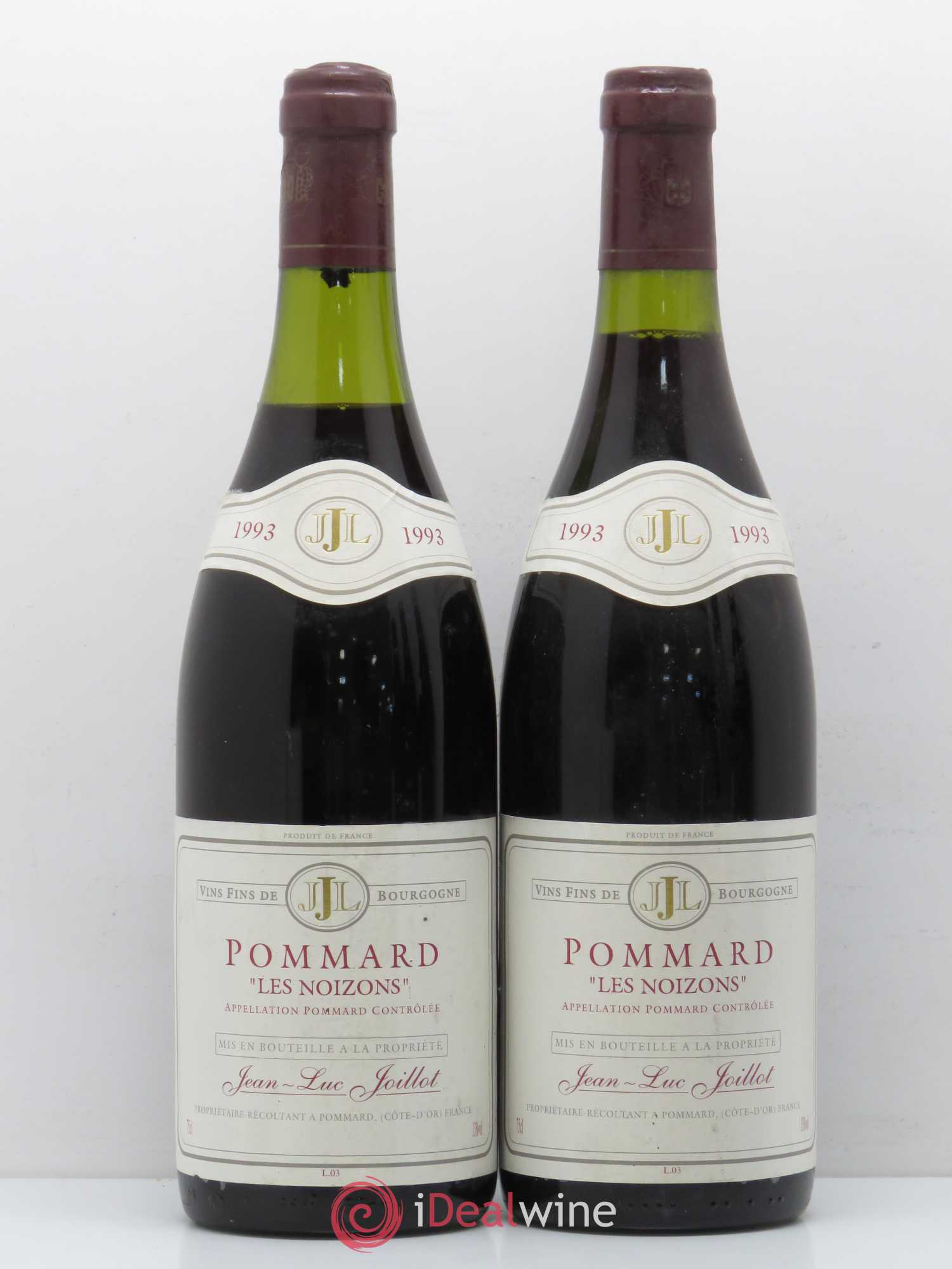 Pommard Les Noizons Jean Luc Joillot 1993 - Posten von 5 Flaschen - 1