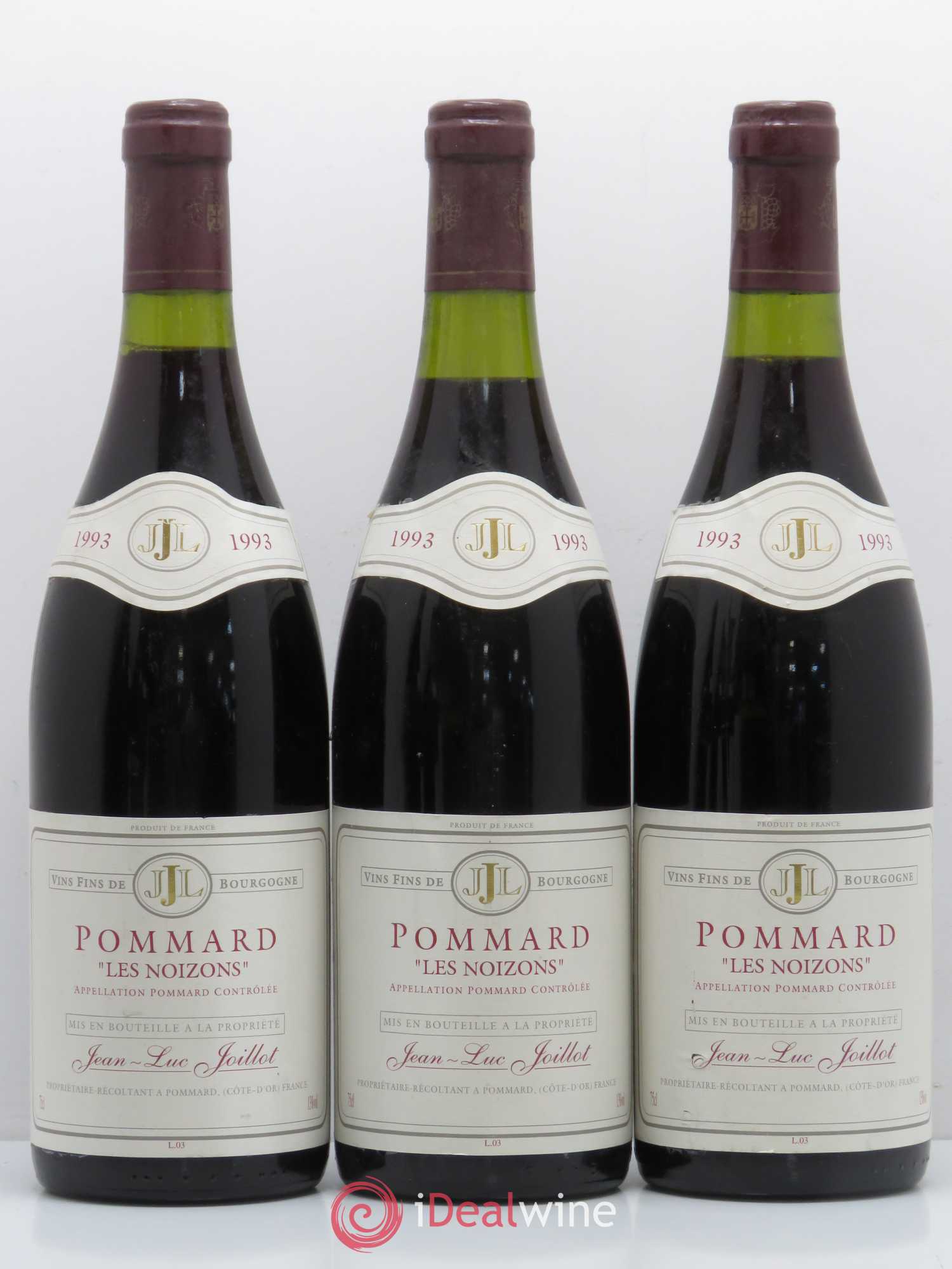 Pommard Les Noizons Jean Luc Joillot 1993 - Posten von 5 Flaschen - 2