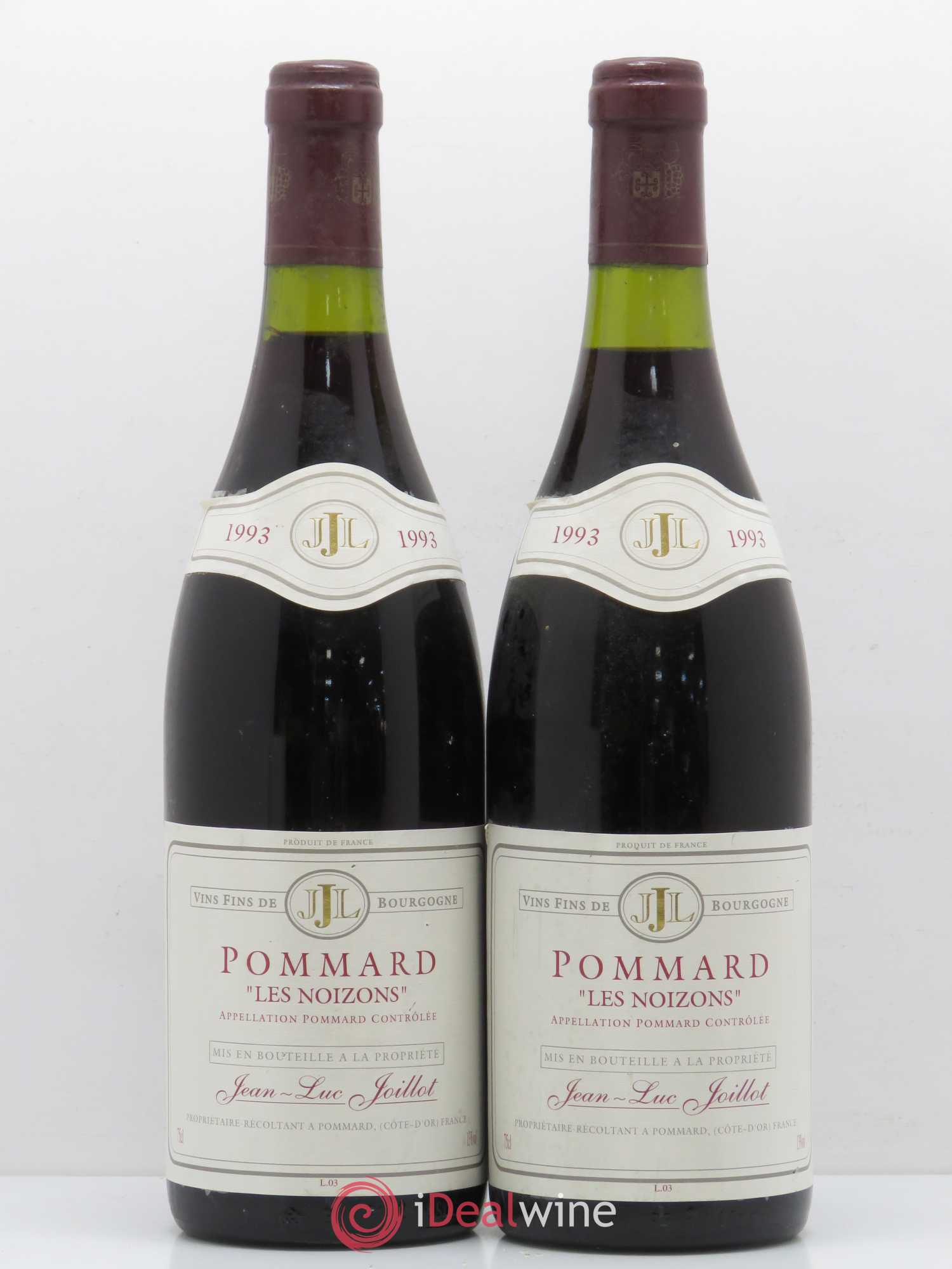 Pommard Les Noizons Jean Luc Joillot 1993 - Posten von 2 Flaschen - 0