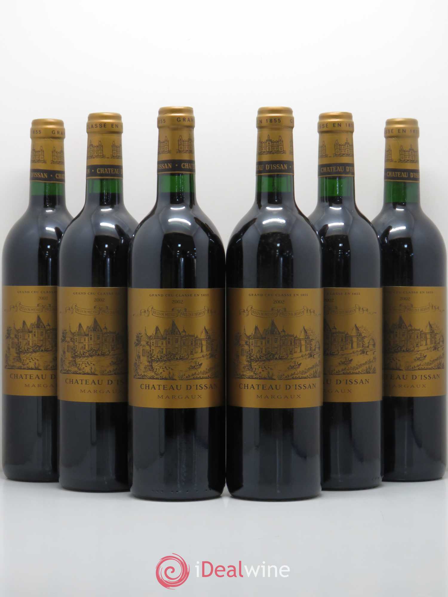 Château d'Issan 3ème Grand Cru Classé 2002 - Lot de 6 bouteilles - 0