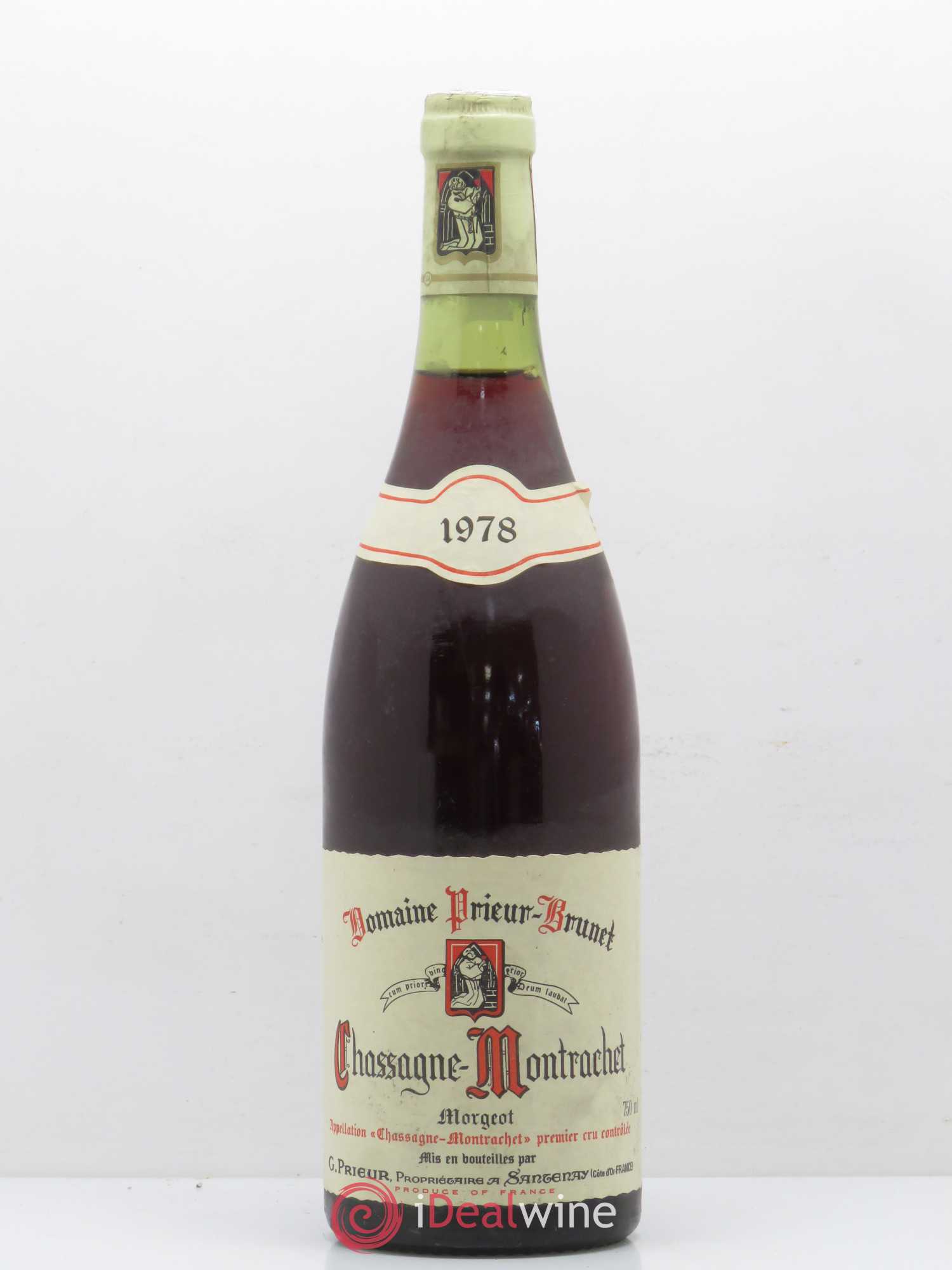 Chassagne-Montrachet 1er Cru Morgeot G. Prieur 1978 - Lot de 1 bouteille - 0