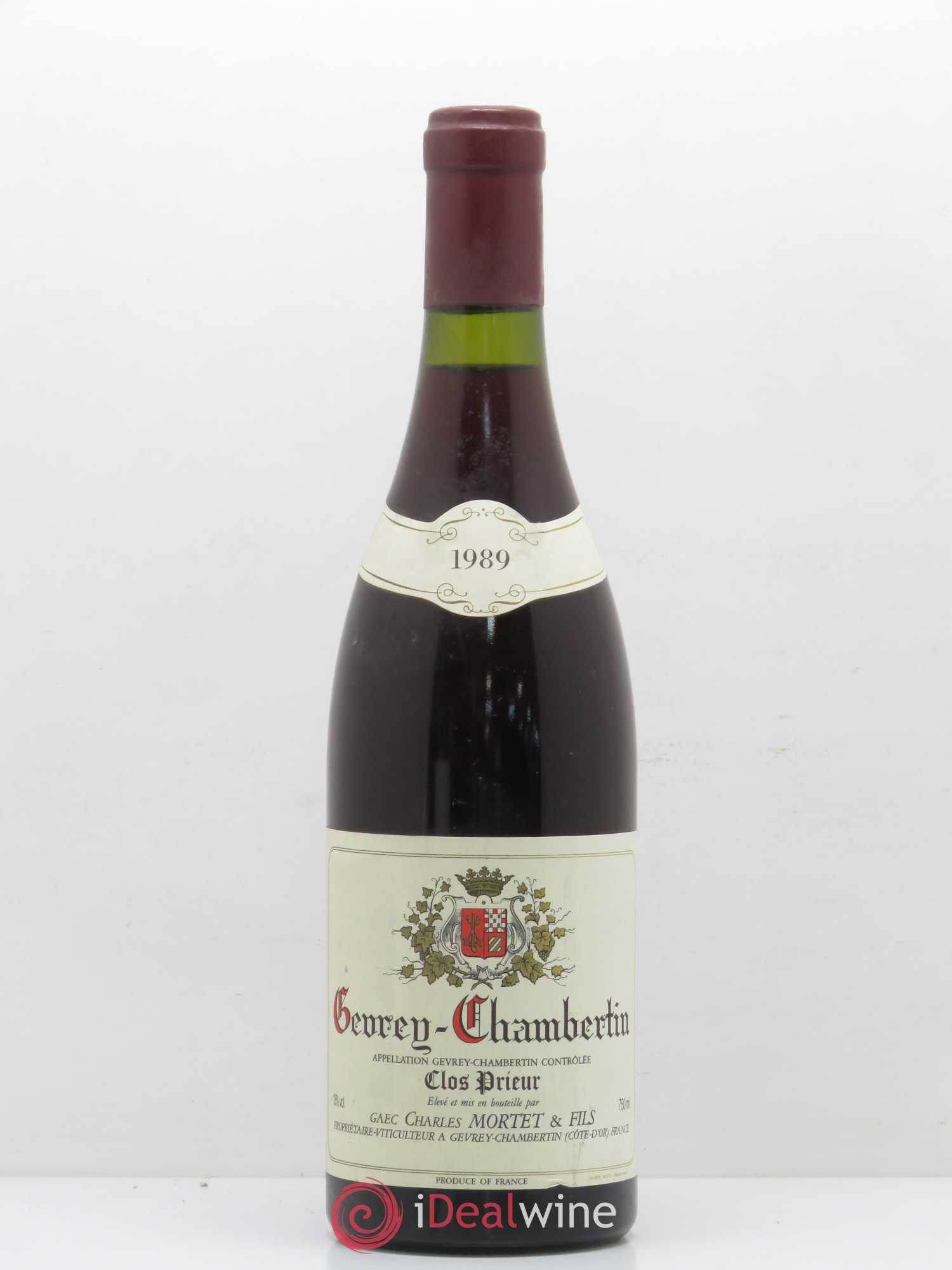 Gevrey-Chambertin Clos Prieur Charles Mortet 1989 - Posten von 1 Flasche - 0