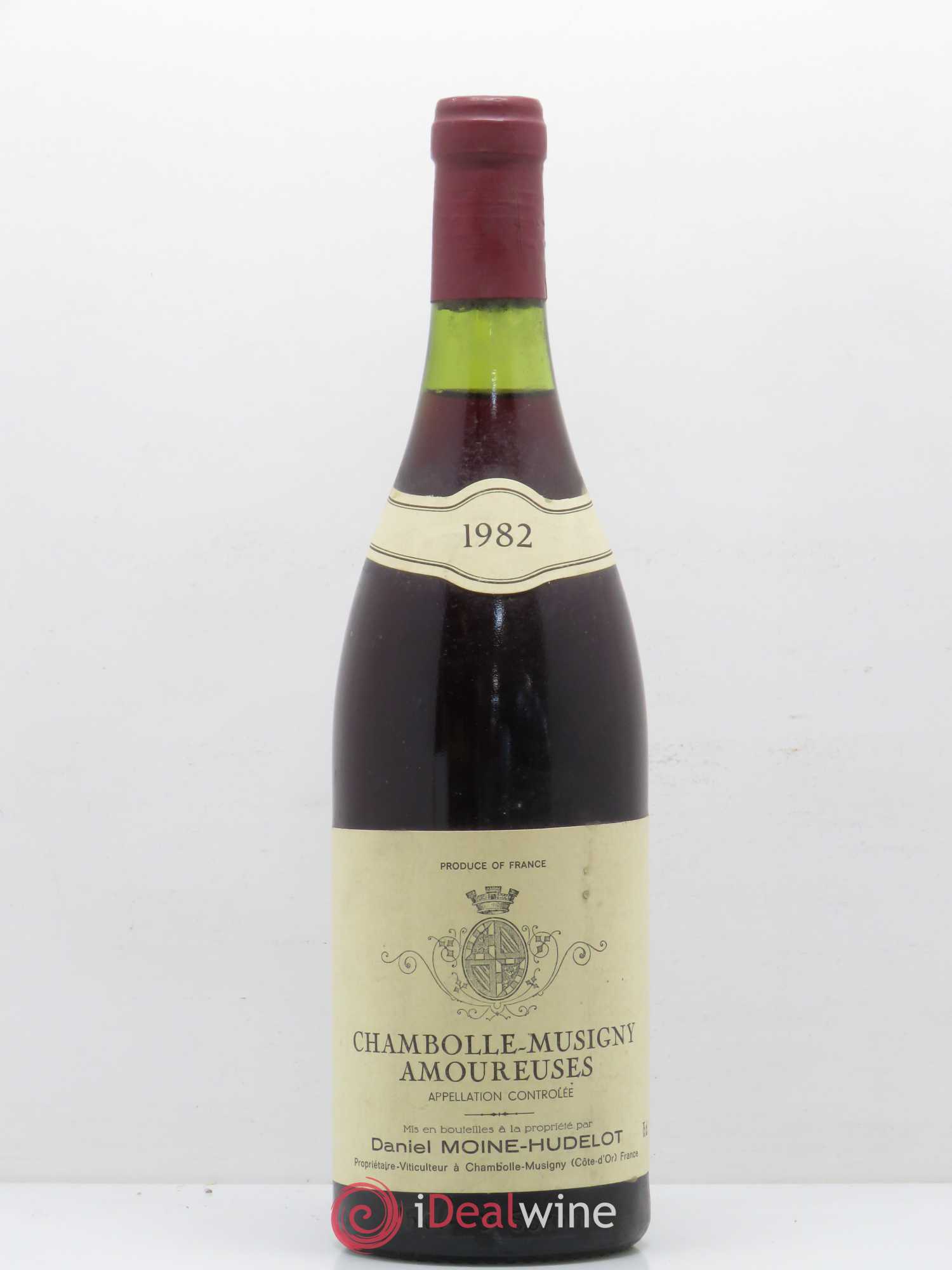 Chambolle-Musigny 1er Cru Les Amoureuses Moine-Hudelot (Domaine) 1982 - Lot de 1 bouteille - 0