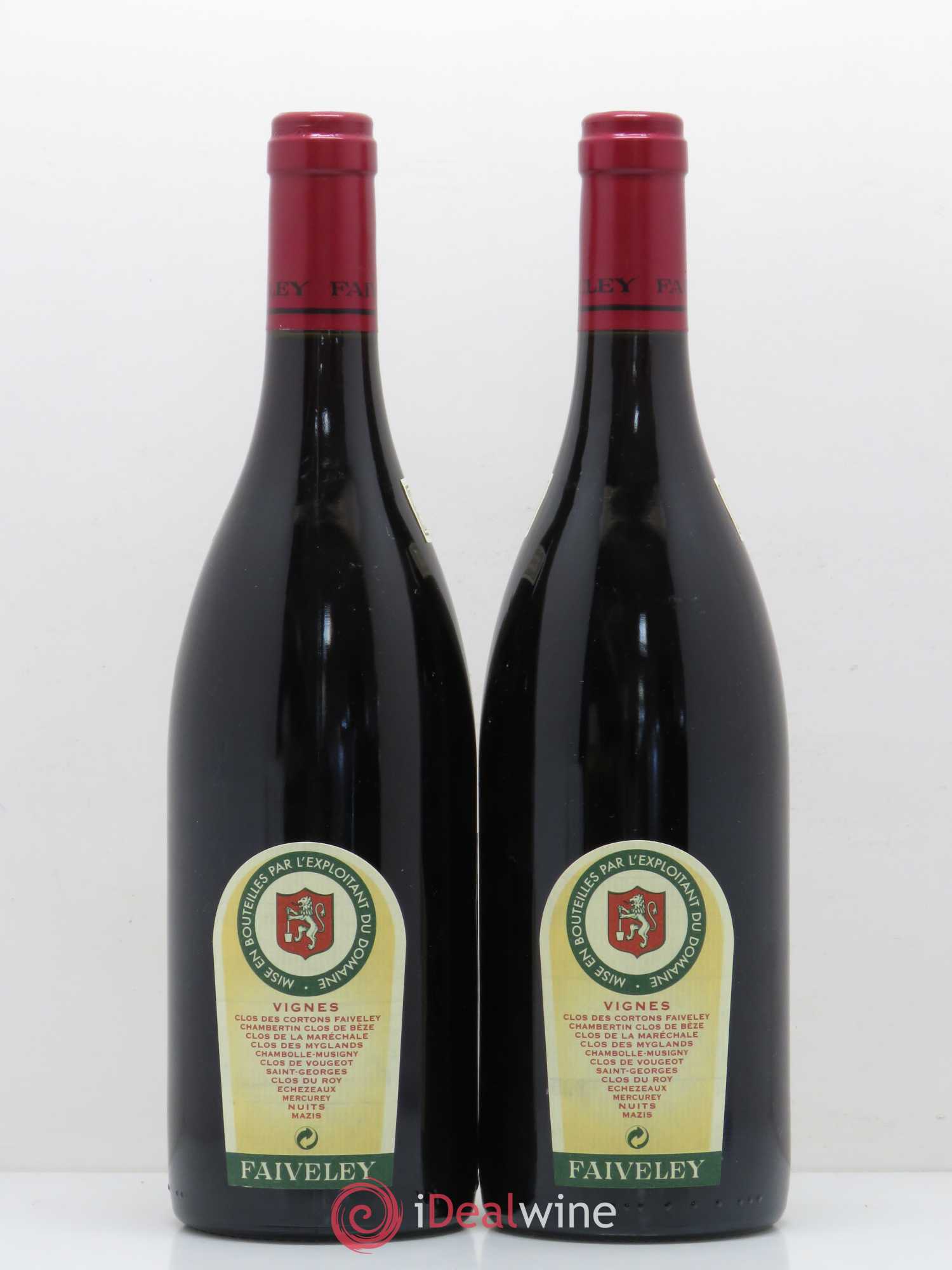 Clos de Vougeot Grand Cru Faiveley 1999 - Lot de 2 bouteilles - 1