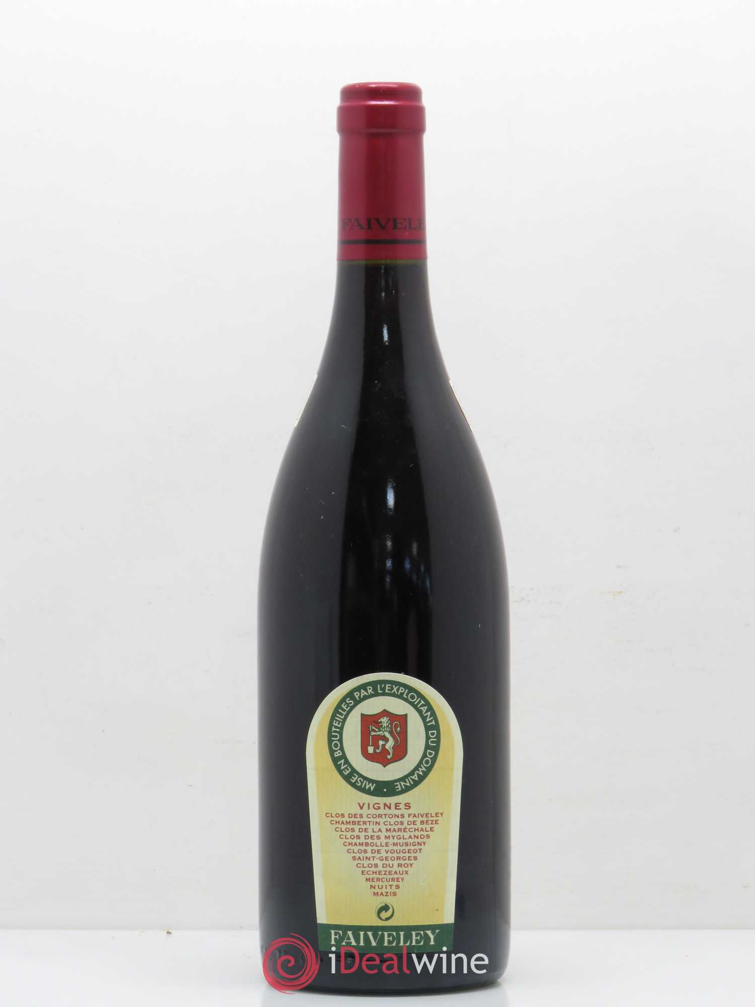 Clos de Vougeot Grand Cru Faiveley 1999 - Lot de 1 bouteille - 1