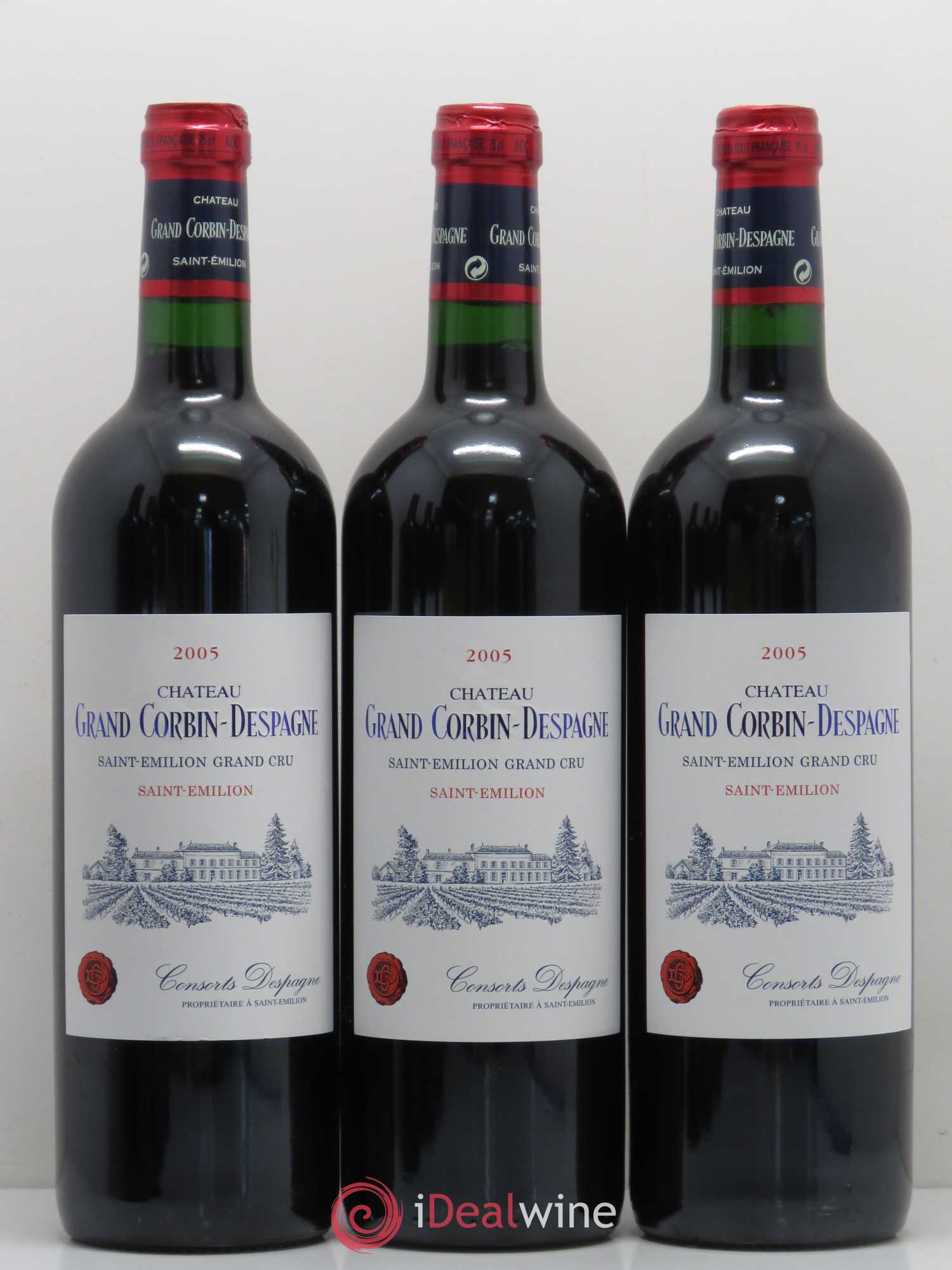 Château Grand Corbin Grand Cru Classé 2005 - Lot de 12 bouteilles - 2