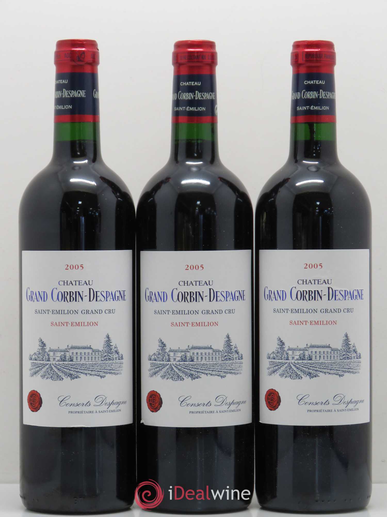 Château Grand Corbin Grand Cru Classé 2005 - Lot de 12 bouteilles - 4