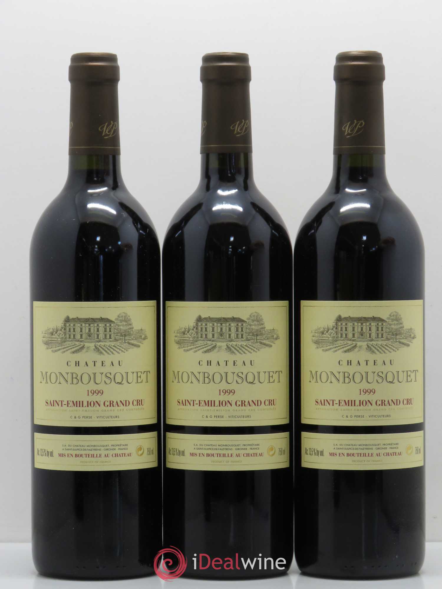 Château Monbousquet Grand Cru Classé 1999 - Lot de 12 bouteilles - 2