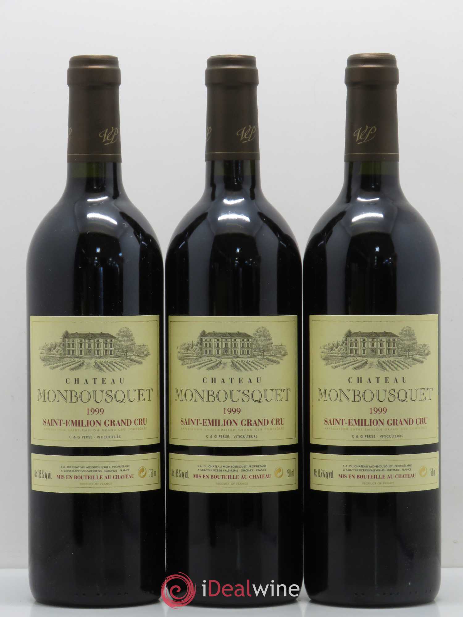 Château Monbousquet Grand Cru Classé 1999 - Lot de 12 bouteilles - 3