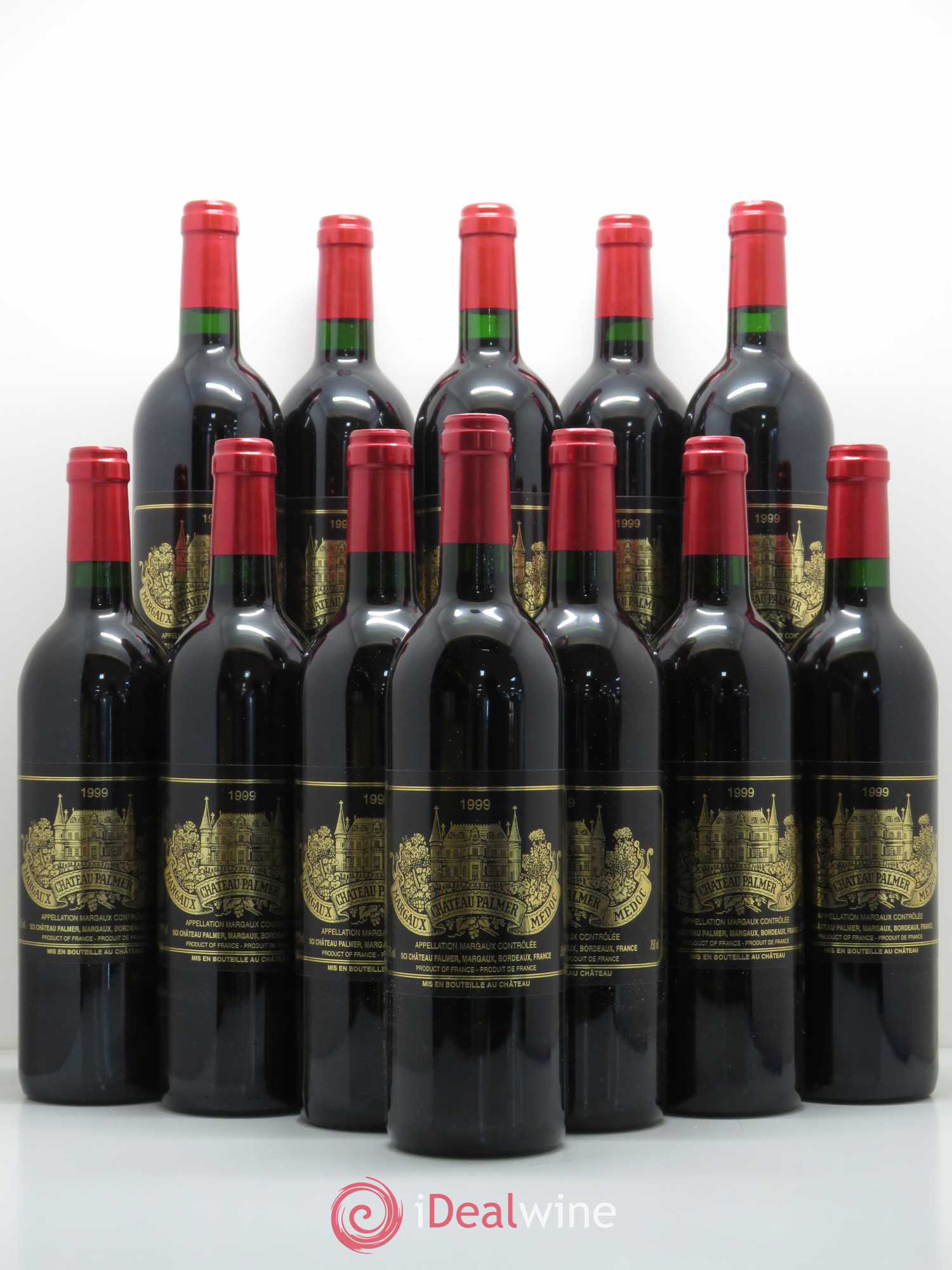 Château Palmer 3ème Grand Cru Classé 1999 - Lot de 12 bouteilles - 0