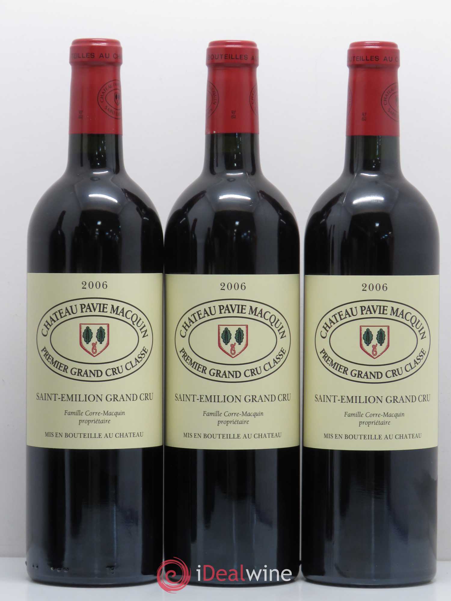 Château Pavie Macquin 1er Grand Cru Classé B 2006 - Lot de 12 bouteilles - 1
