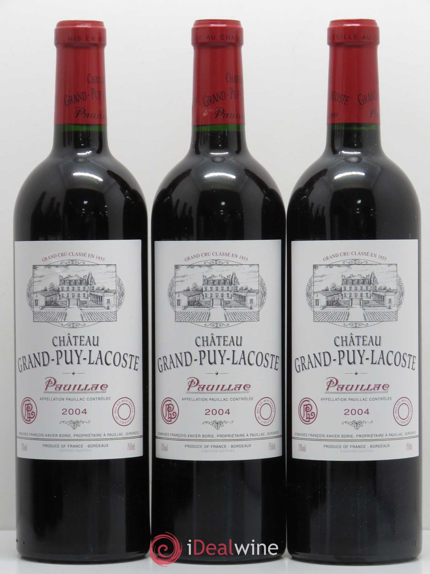 Château Grand Puy Lacoste 5ème Grand Cru Classé 2004 - Lot de 12 bouteilles - 2