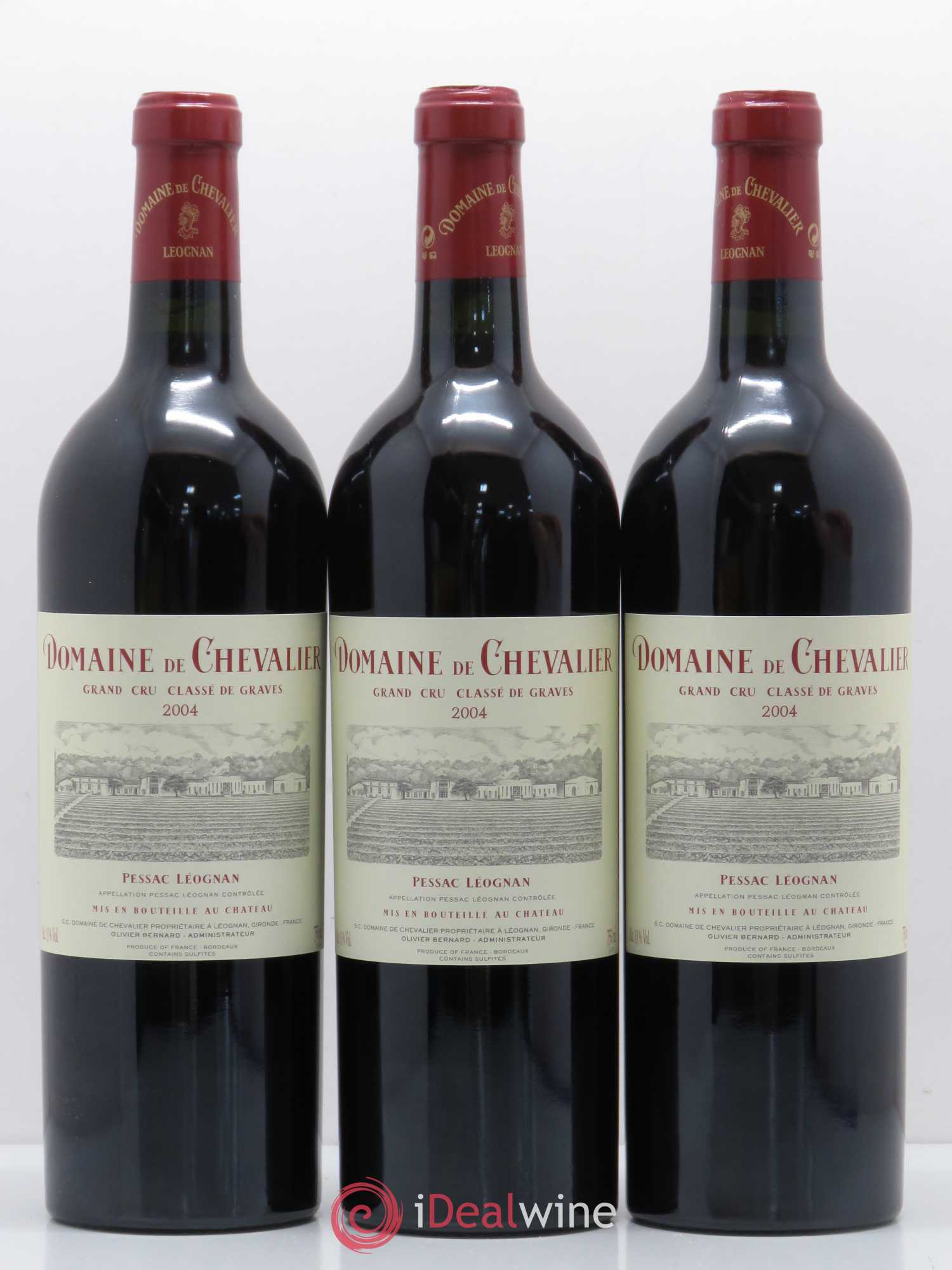 Domaine de Chevalier Cru Classé de Graves 2004 - Lot de 12 bouteilles - 1