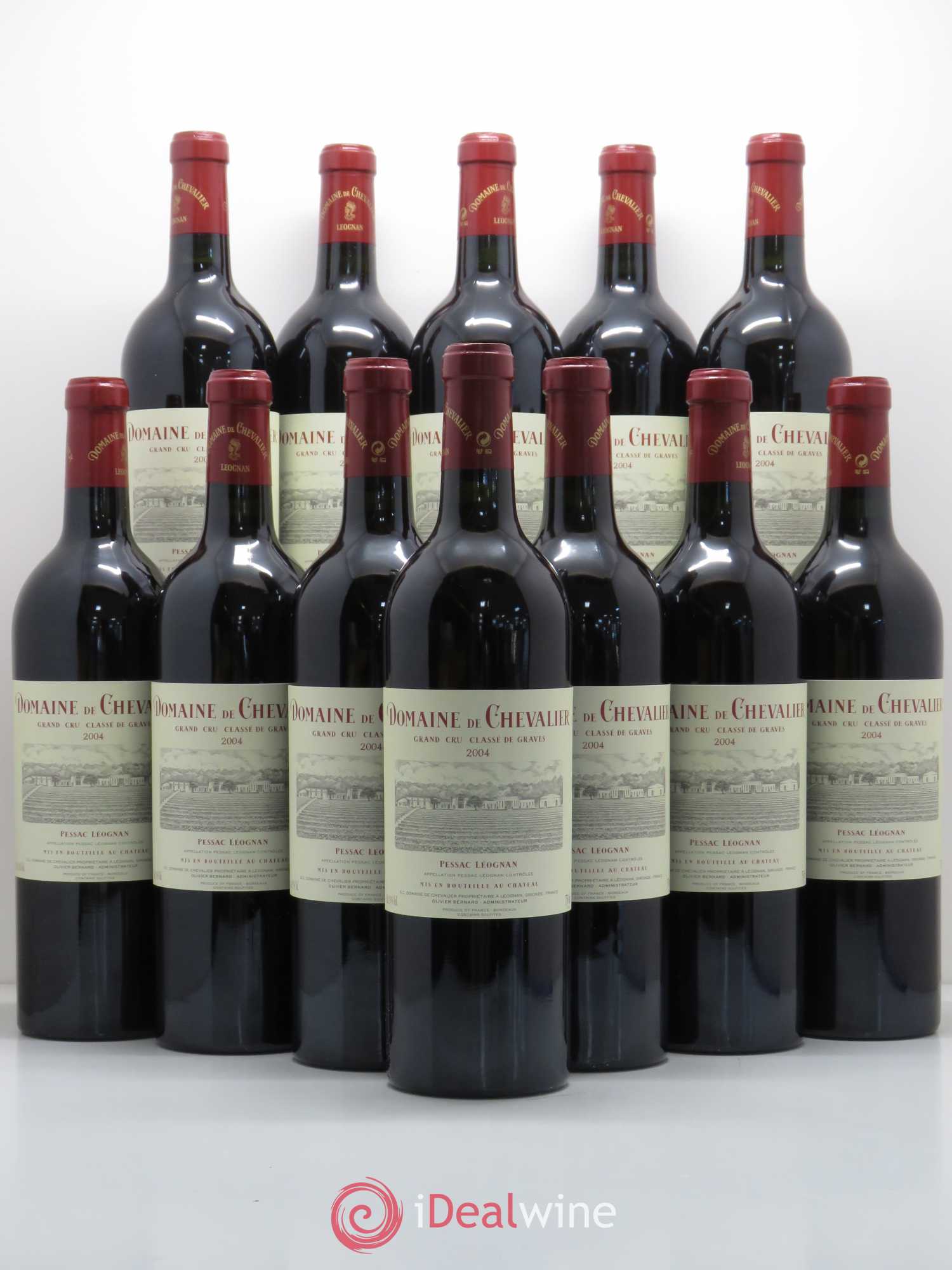 Domaine de Chevalier Cru Classé de Graves 2004 - Lot de 12 bouteilles - 0