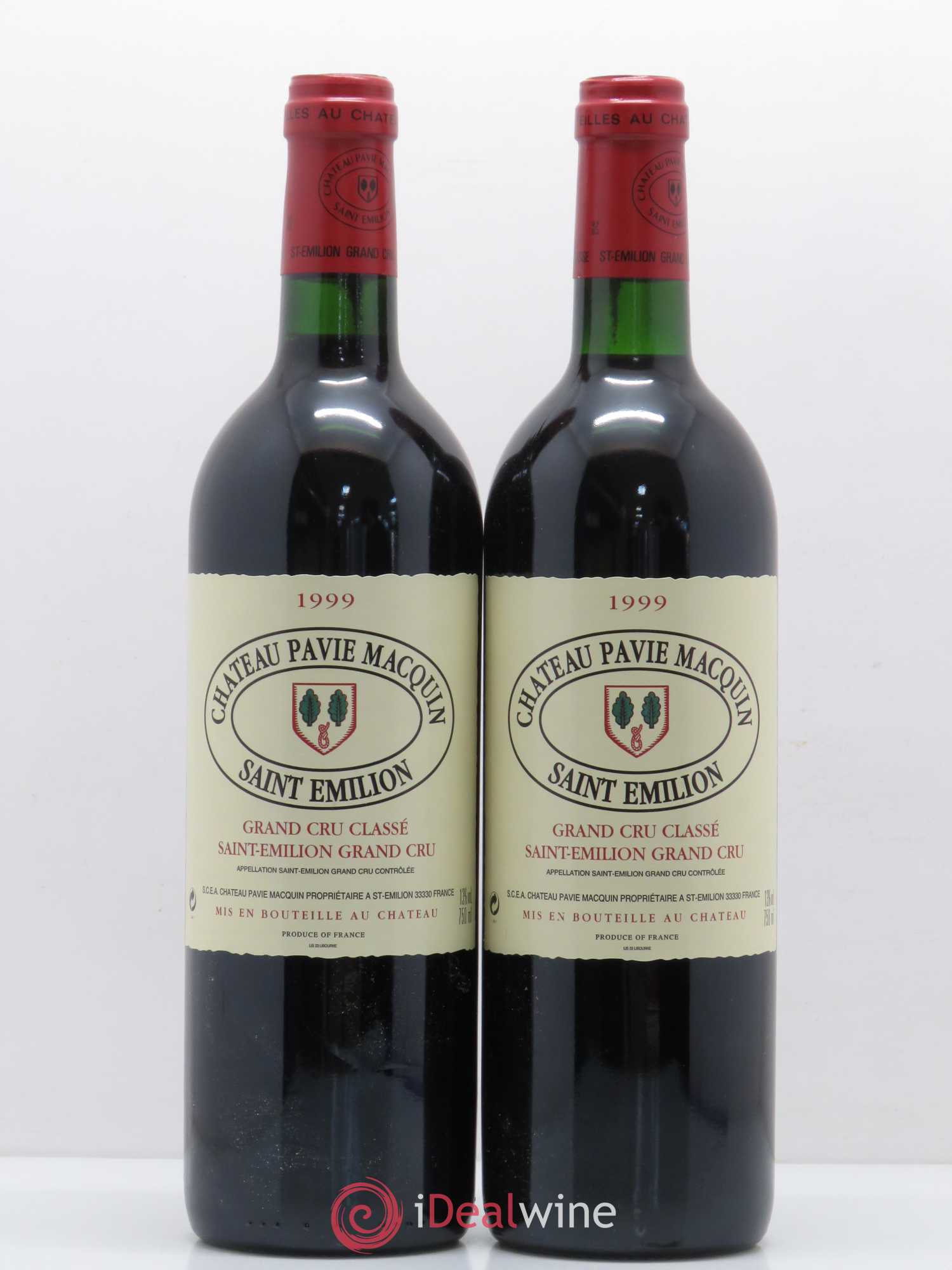 Château Pavie Macquin 1er Grand Cru Classé B 1999 - Lot de 11 bouteilles - 4