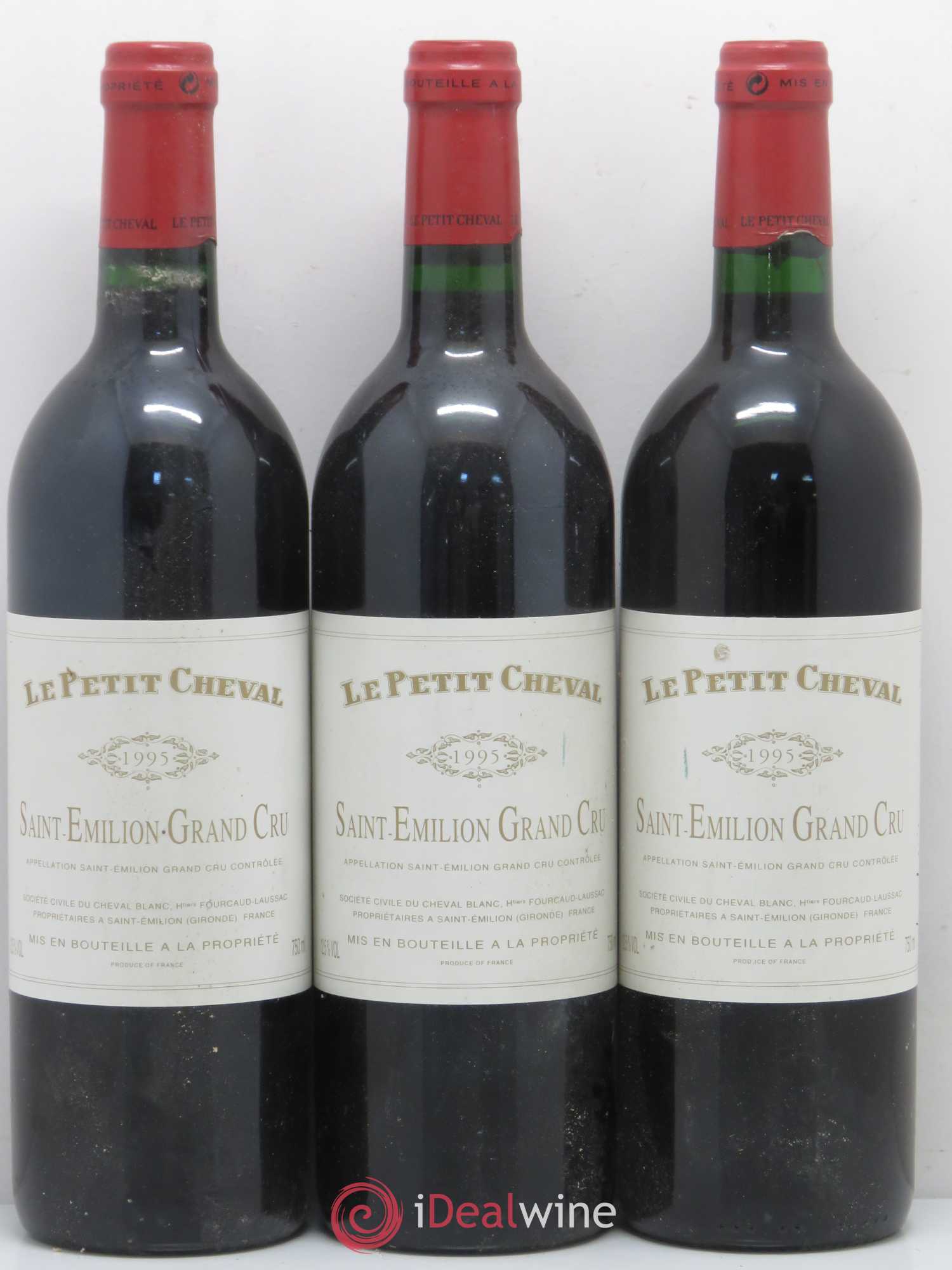 Le Petit Cheval Second Vin 1995 - Lot de 6 bouteilles - 1