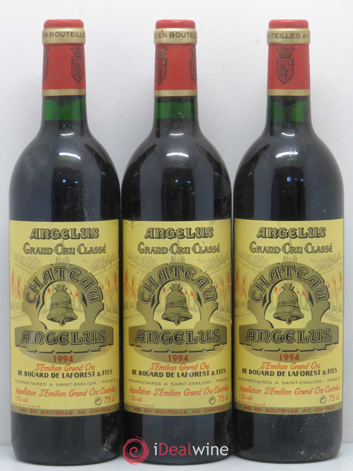 Château Angélus 1er Grand Cru Classé A 1994 - Lot de 6 bouteilles - 1