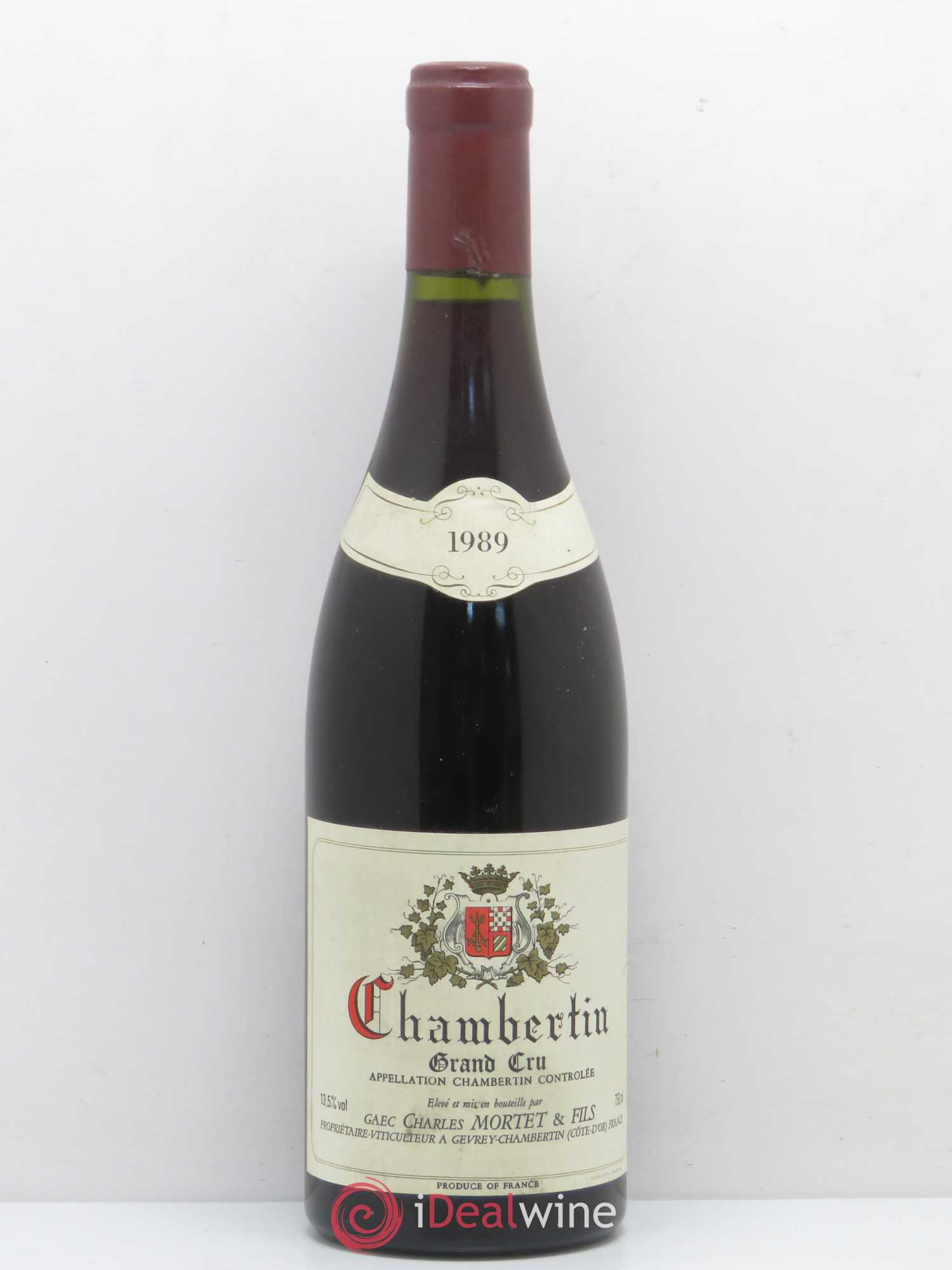 Chambertin Grand Cru Charles Mortet 1989 - Posten von 1 Flasche - 0