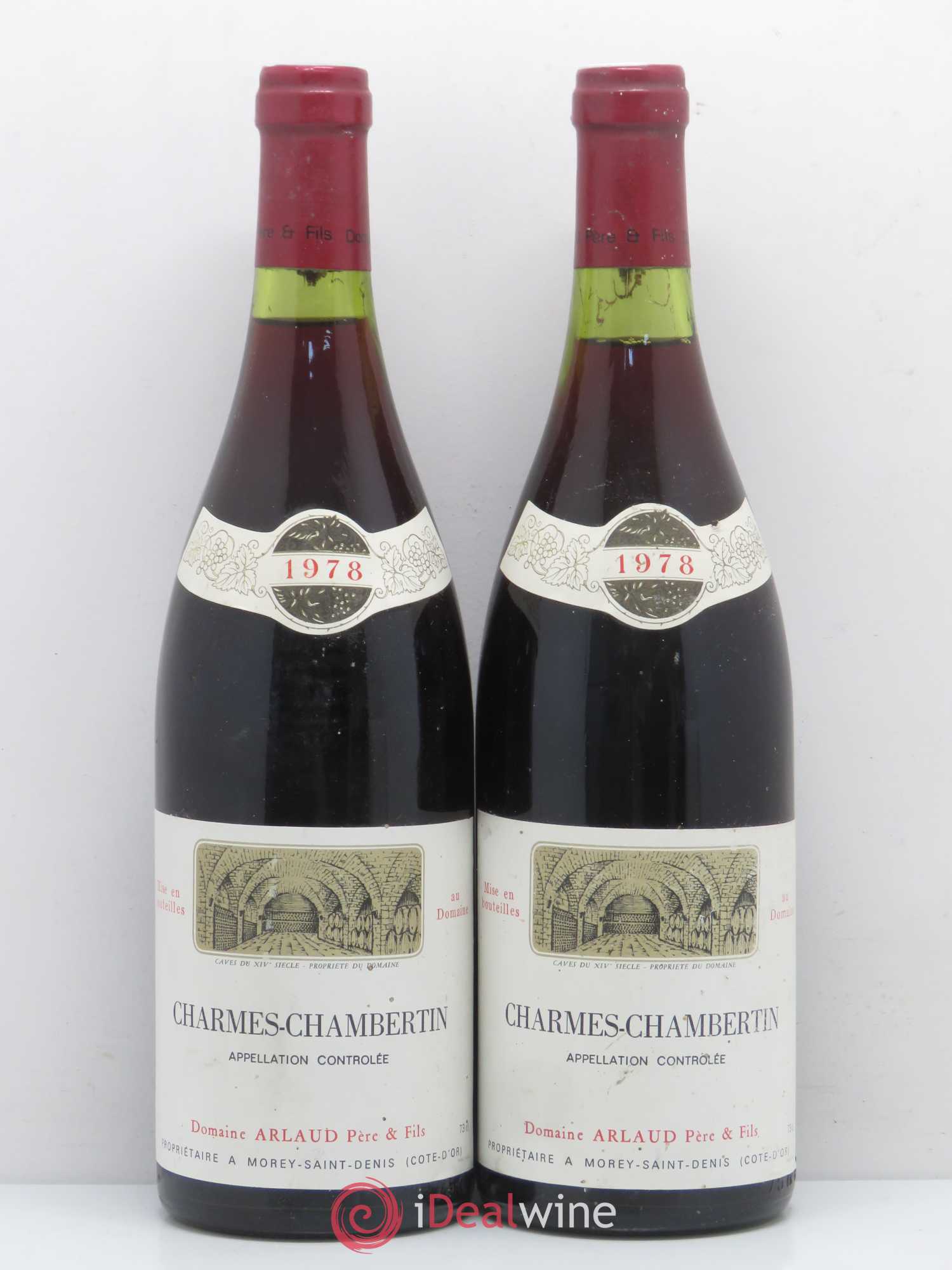 Charmes-Chambertin Grand Cru Arlaud 1978 - Lot de 2 bouteilles - 0