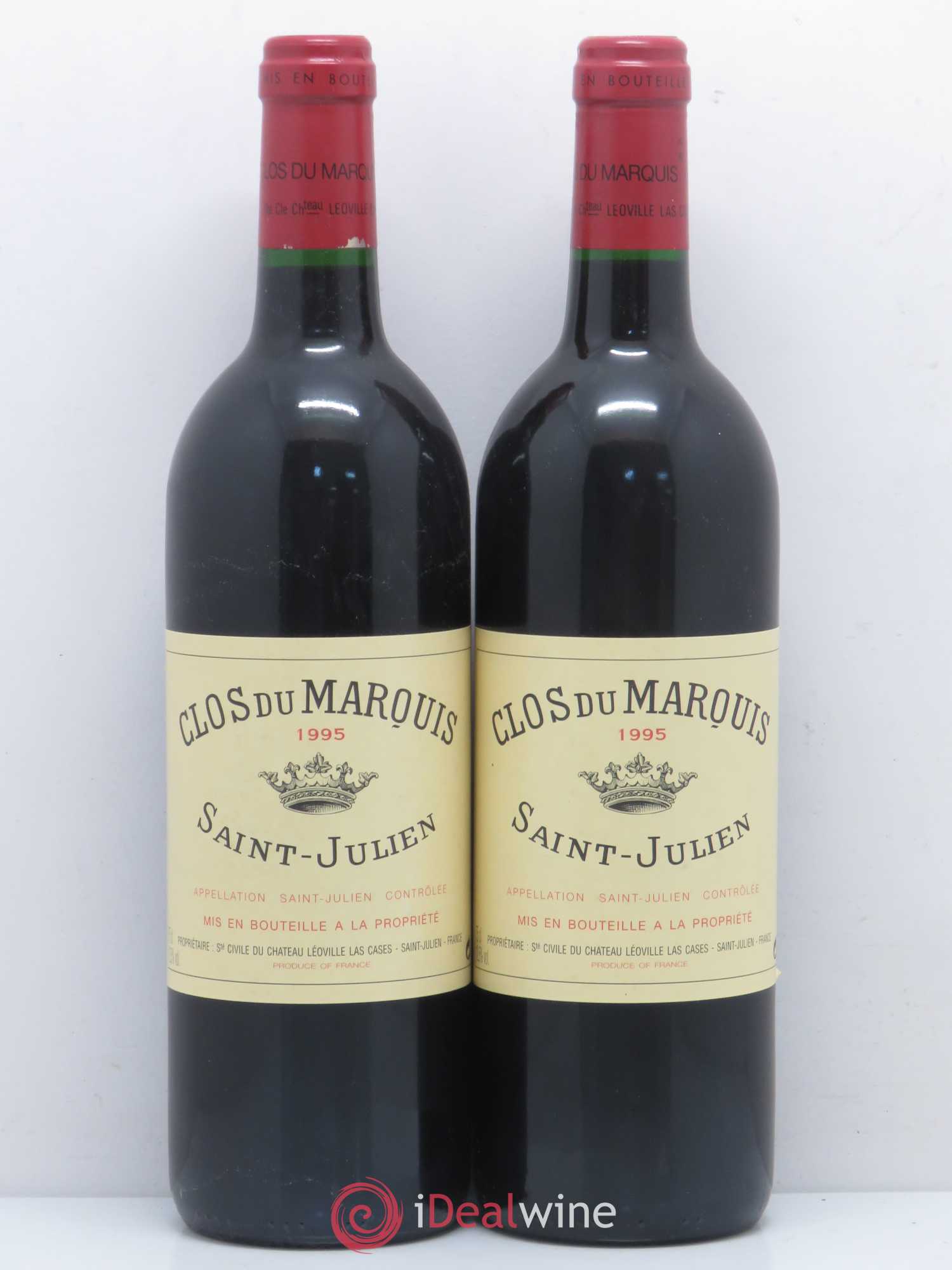 Clos du Marquis 1995 - Lot de 2 bouteilles - 0