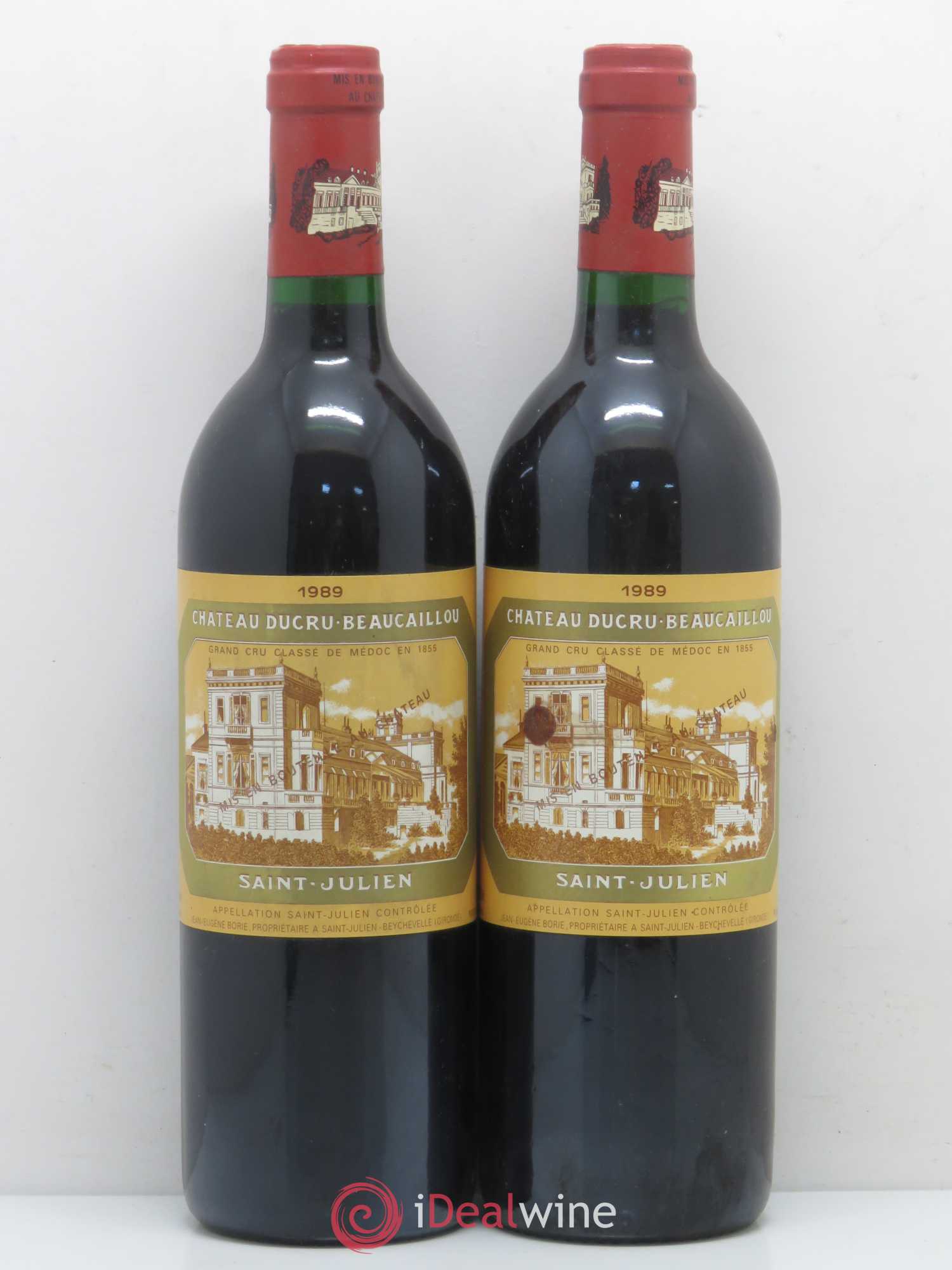 Château Ducru Beaucaillou 2ème Grand Cru Classé 1989 - Lot de 2 bouteilles - 0