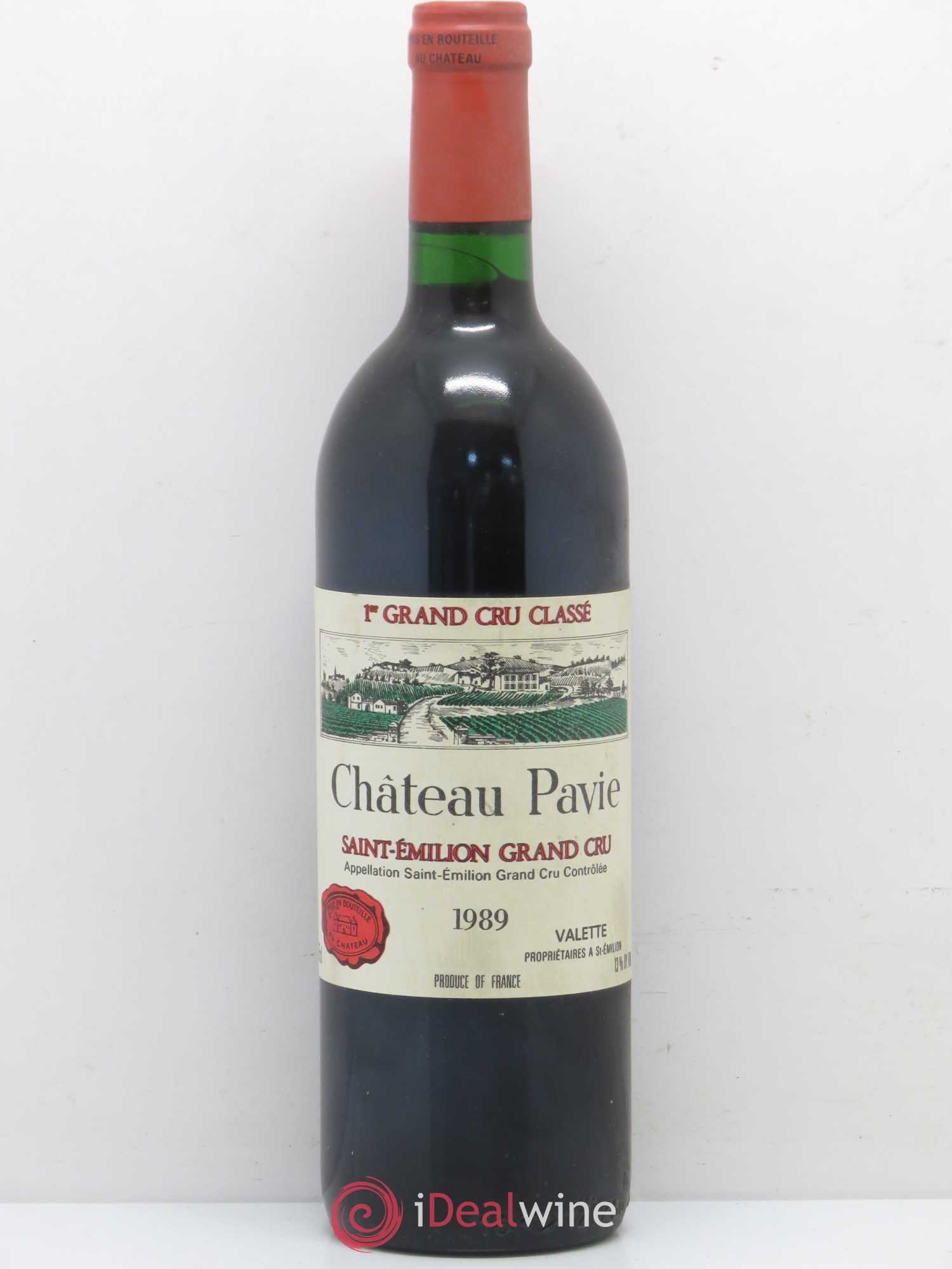 Château Pavie 1er Grand Cru Classé A 1989 - Lot de 1 bouteille - 0